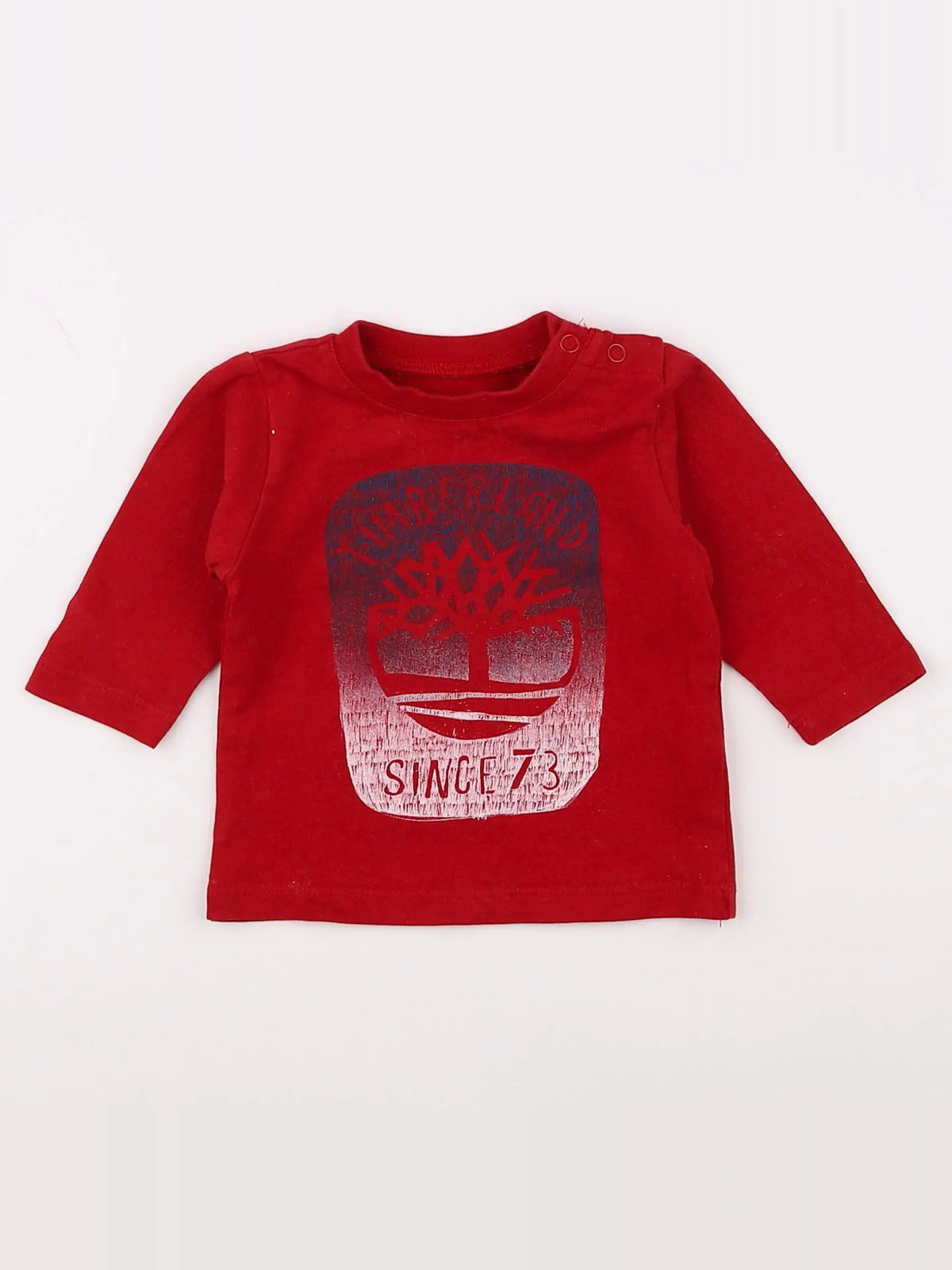 Timberland - tee-shirt rouge - 3 mois