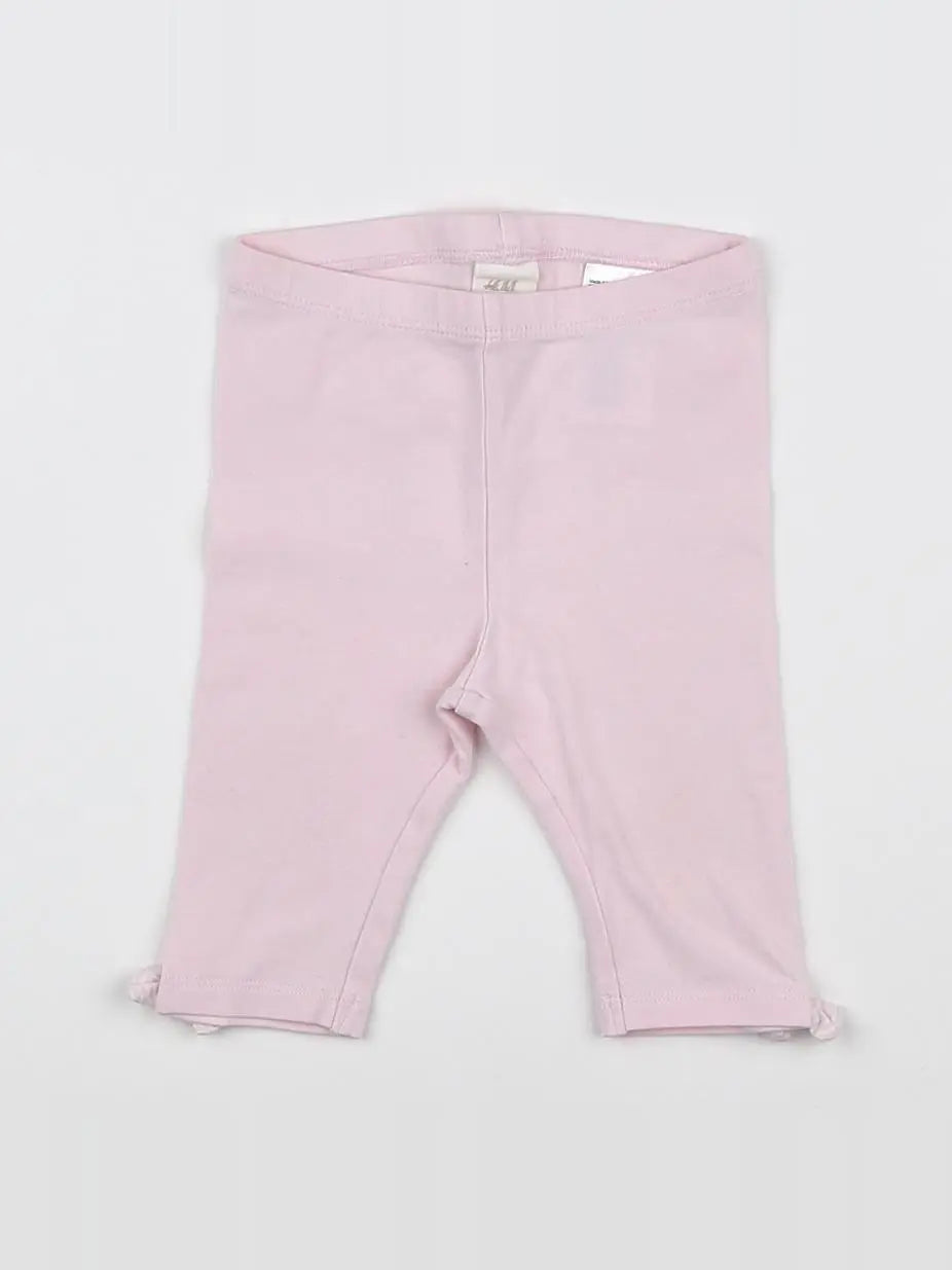 H&M - legging rose - 9 mois