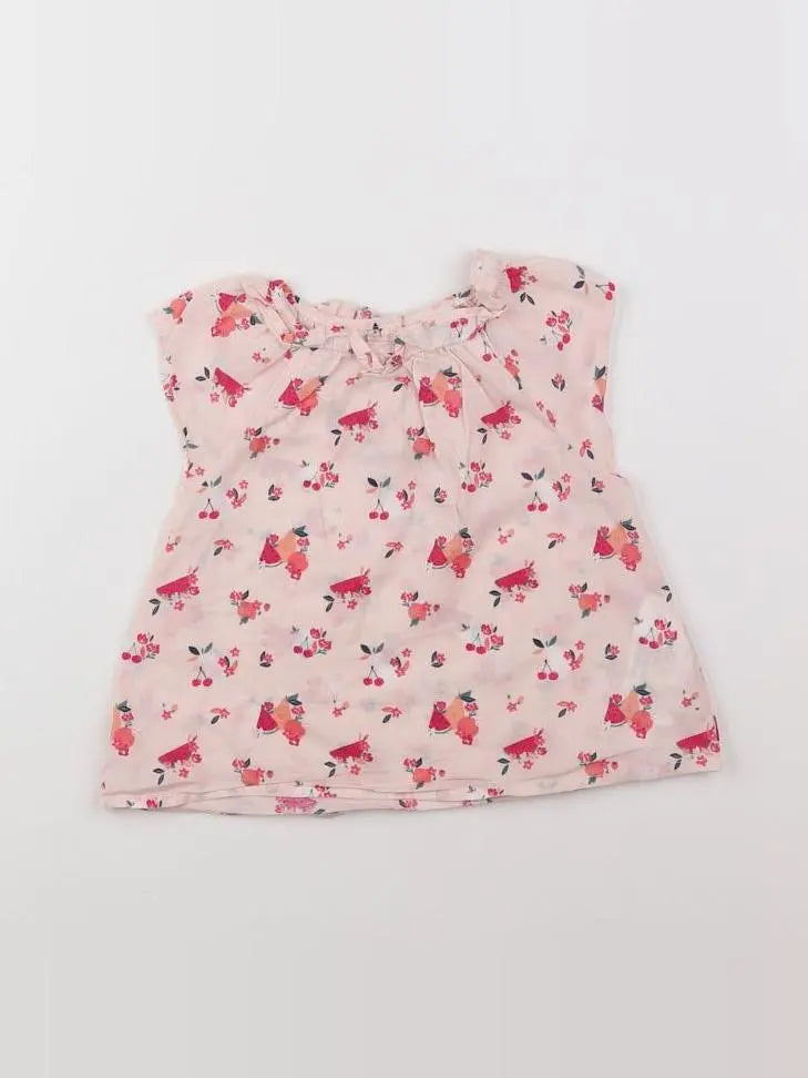 Tape à l'oeil - robe rose - 12 mois
