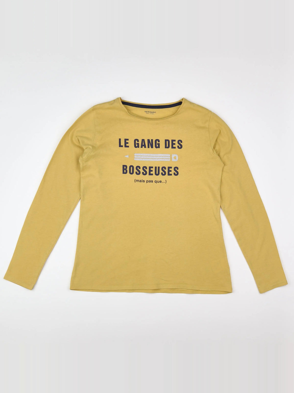 Vertbaudet - tee-shirt jaune - 12 ans