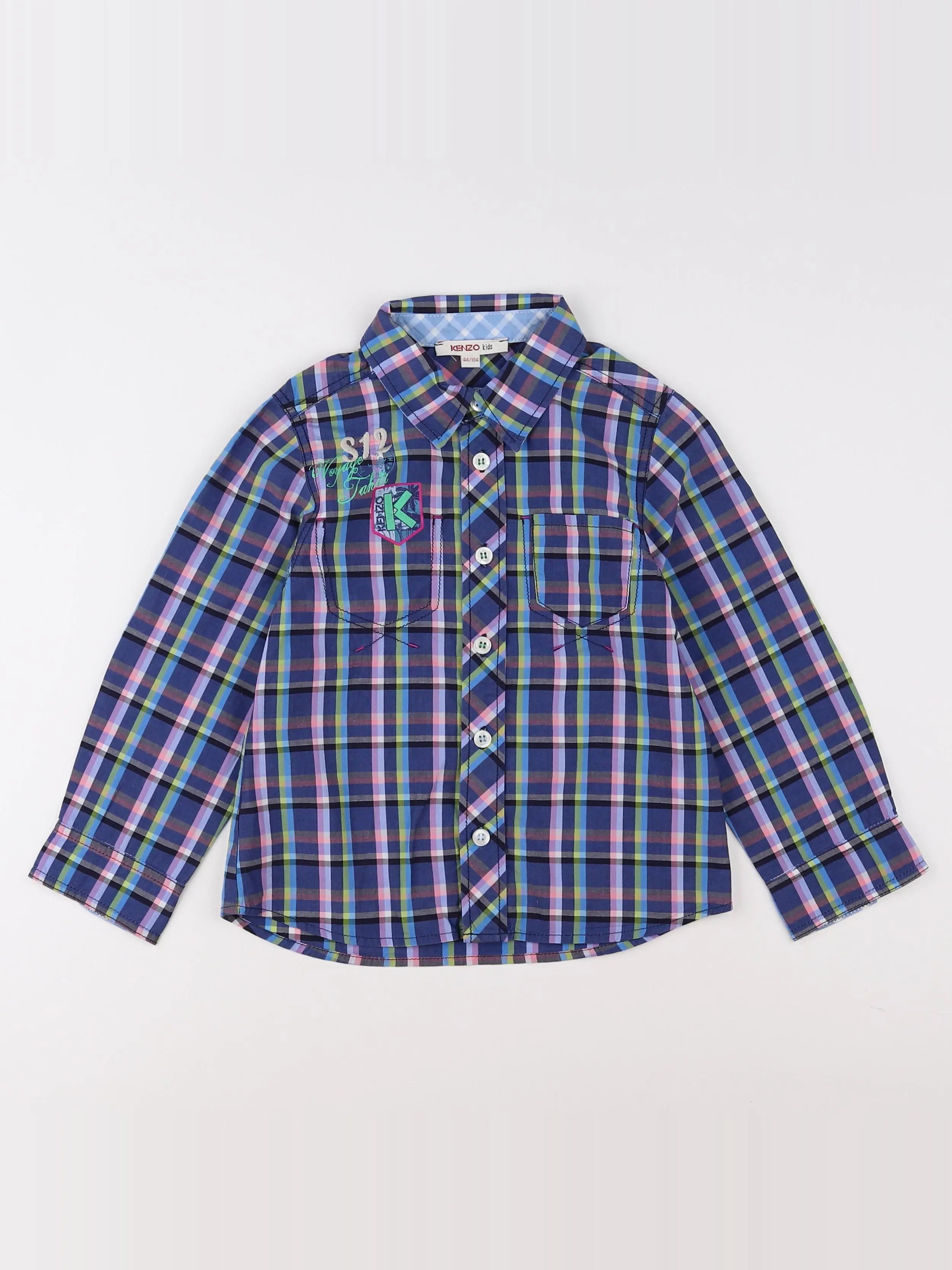 Kenzo - chemise multicolore - 4 ans