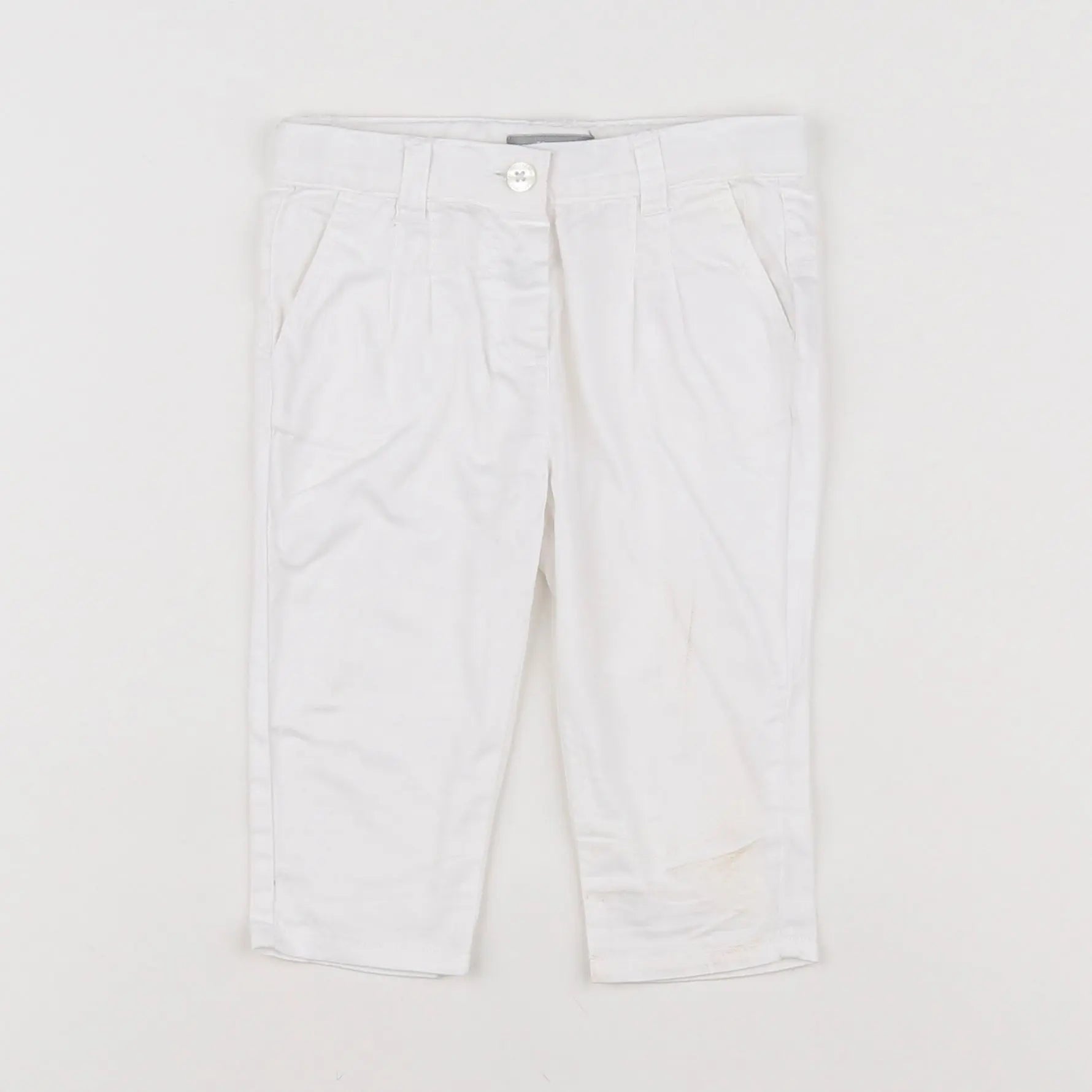 Vertbaudet - pantalon blanc - 6 mois