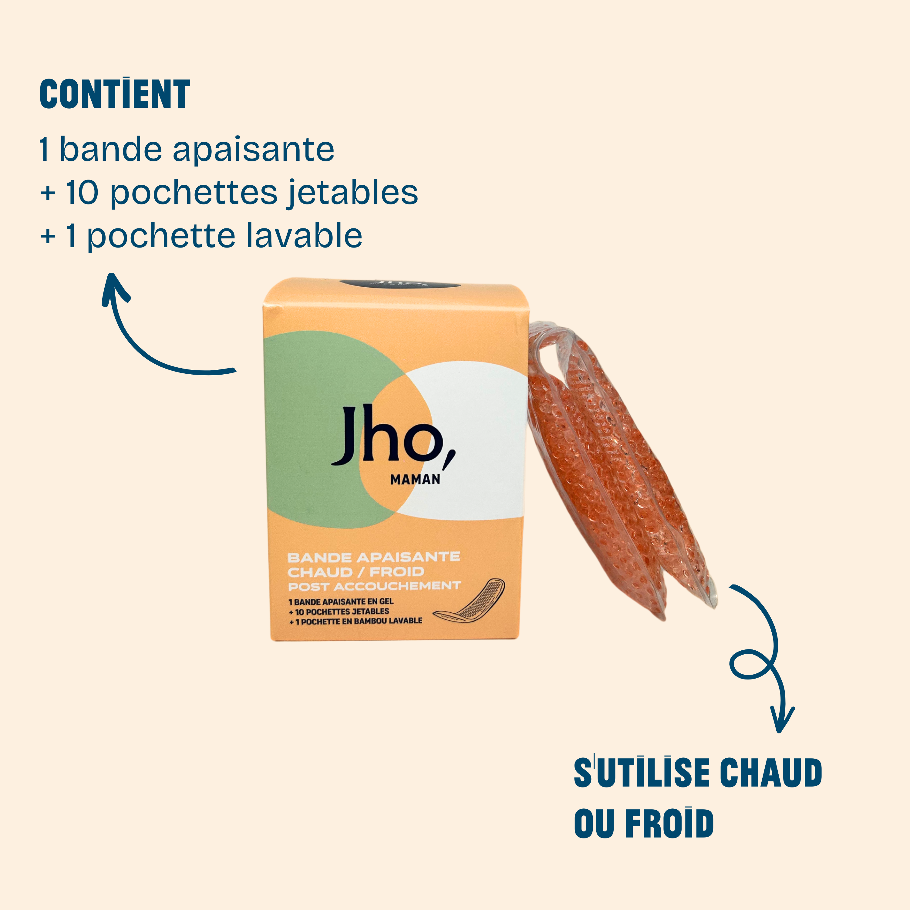 Bande apaisante chaud/froid