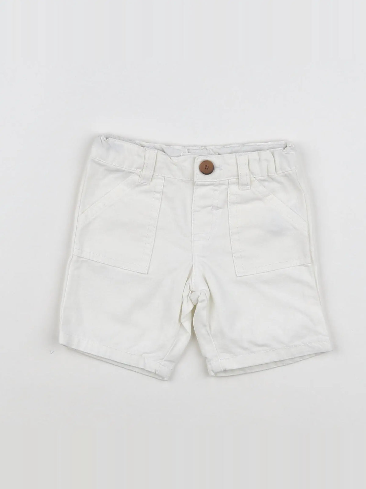 Boutchou - short blanc - 6 mois