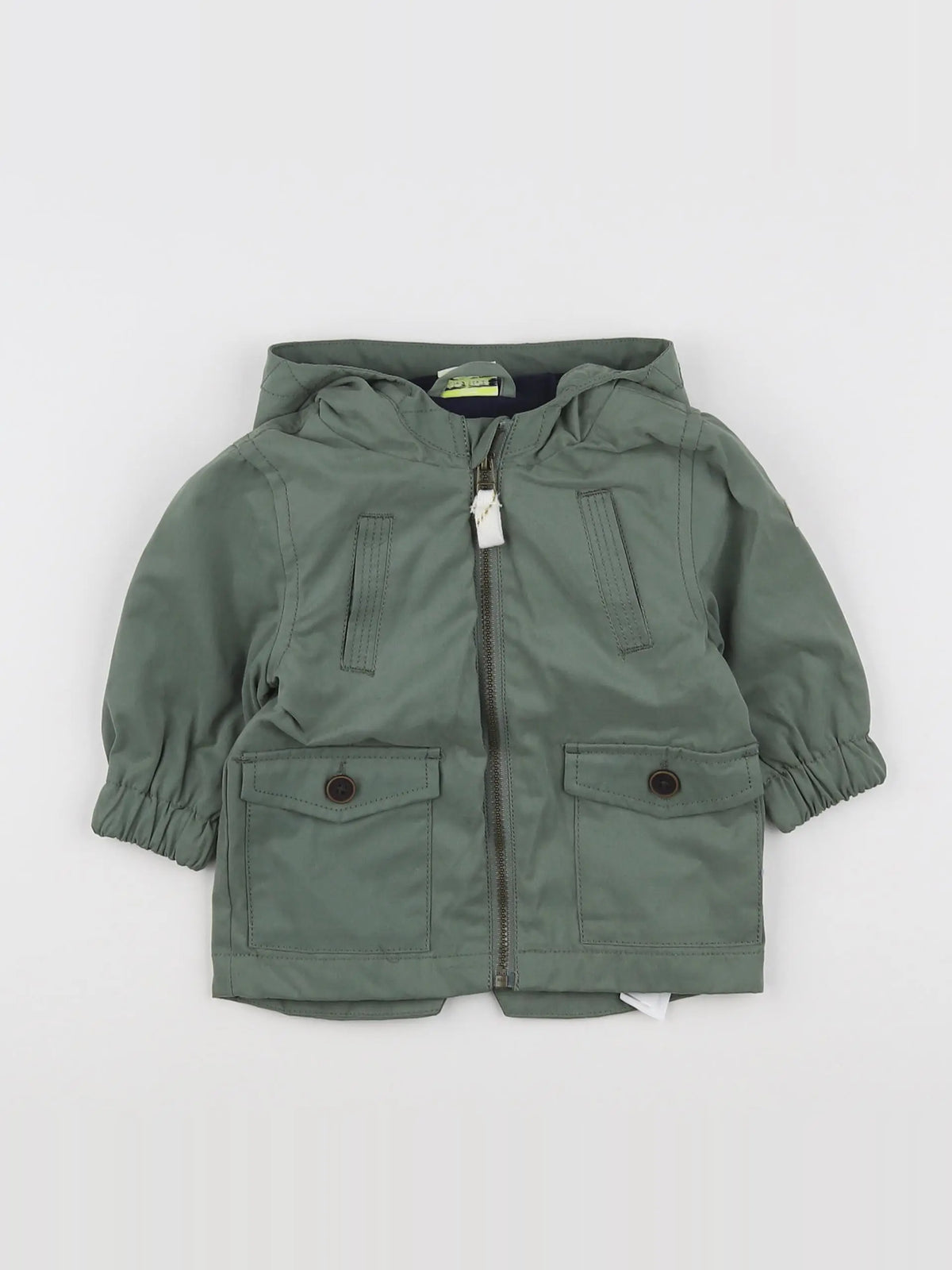 Tape à l'oeil - manteau vert - 3 mois