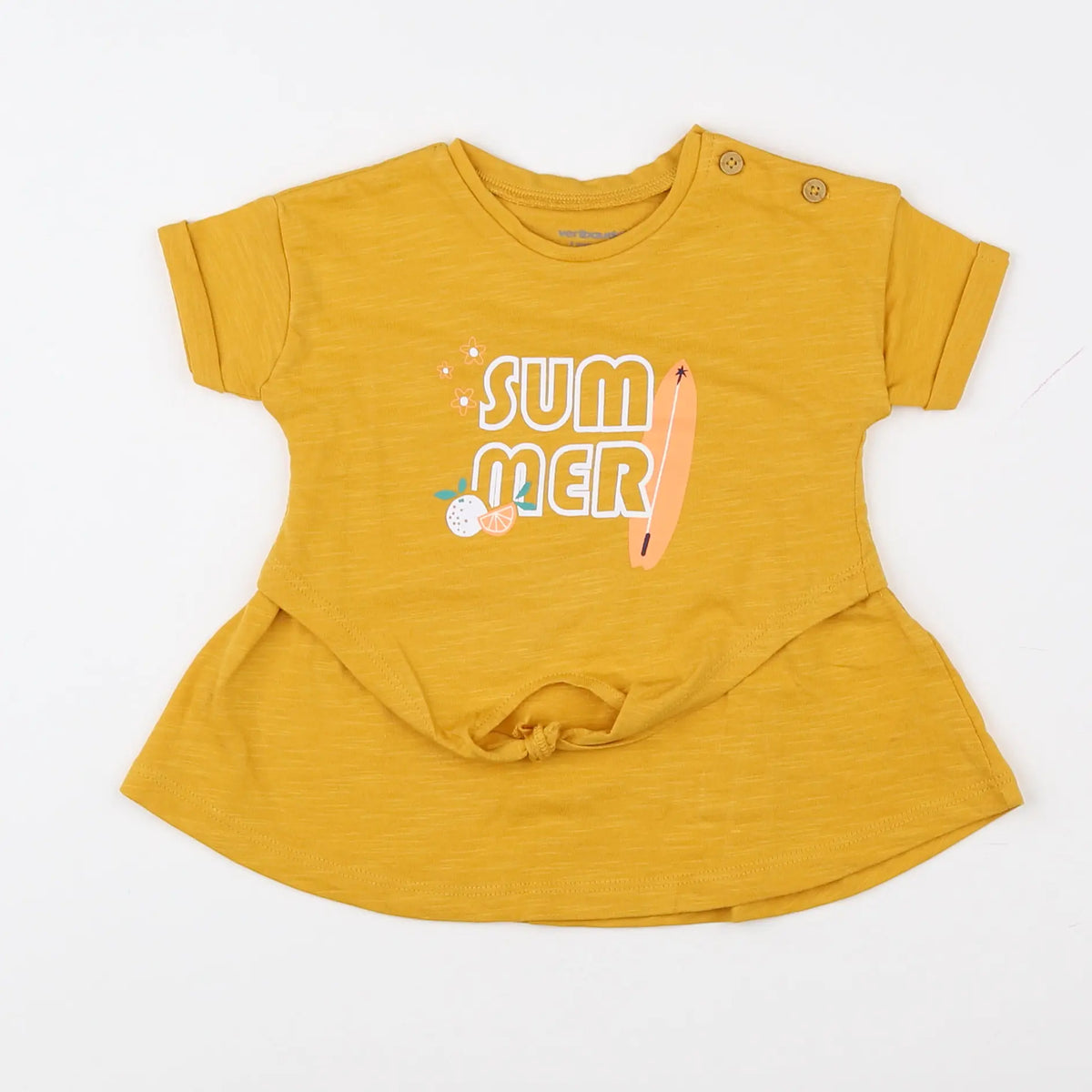 Vertbaudet - robe jaune - 3 mois