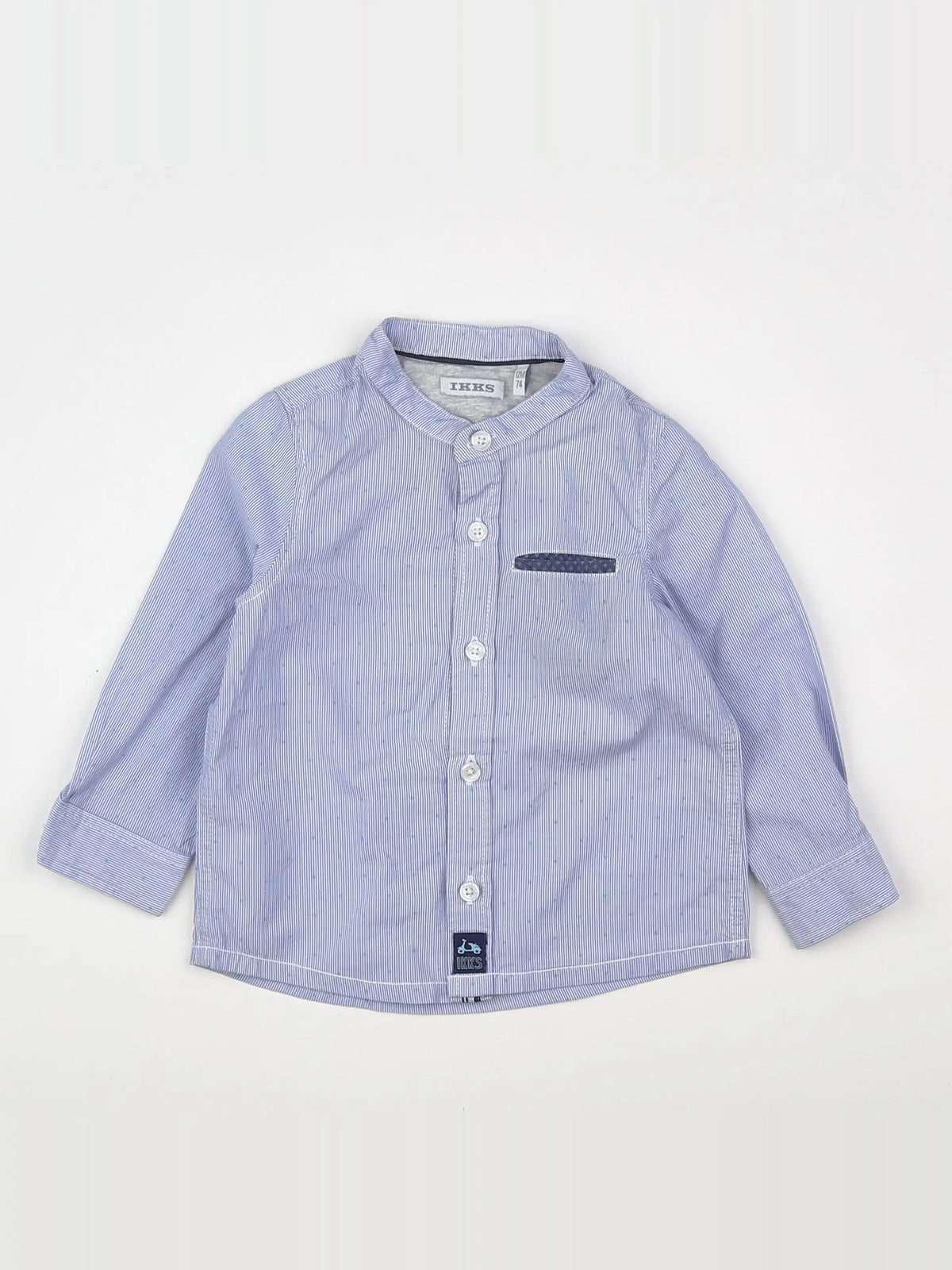 IKKS - chemise bleu - 12 mois