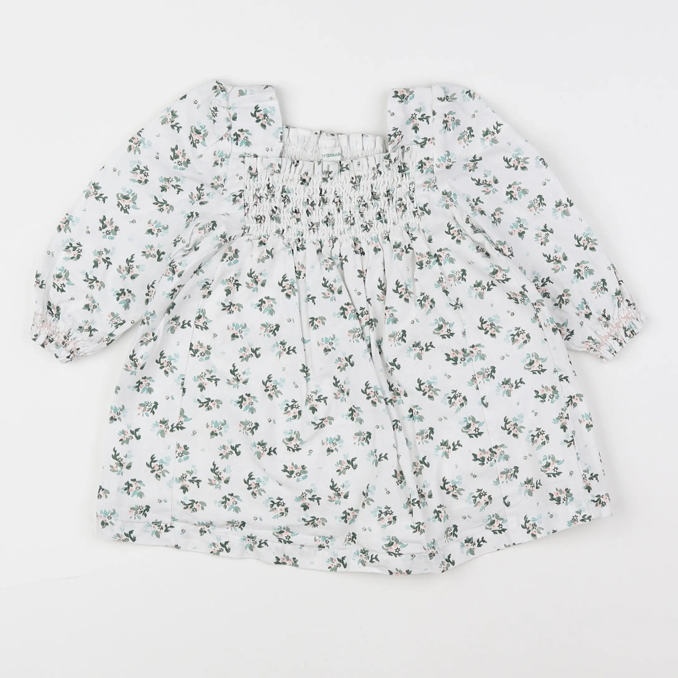 Vertbaudet - robe multicolore - 9 mois