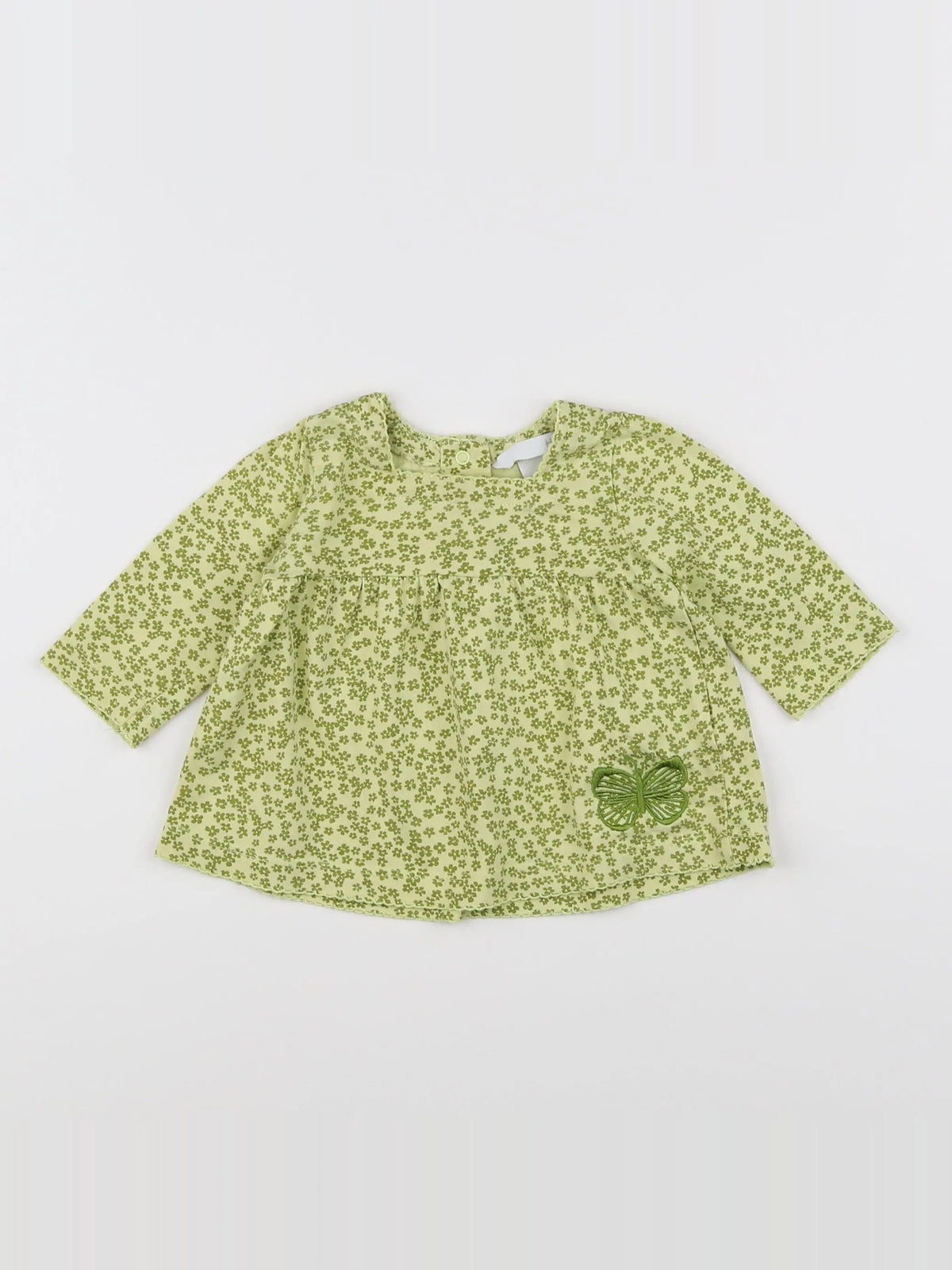H&M - tee-shirt vert - 3 mois