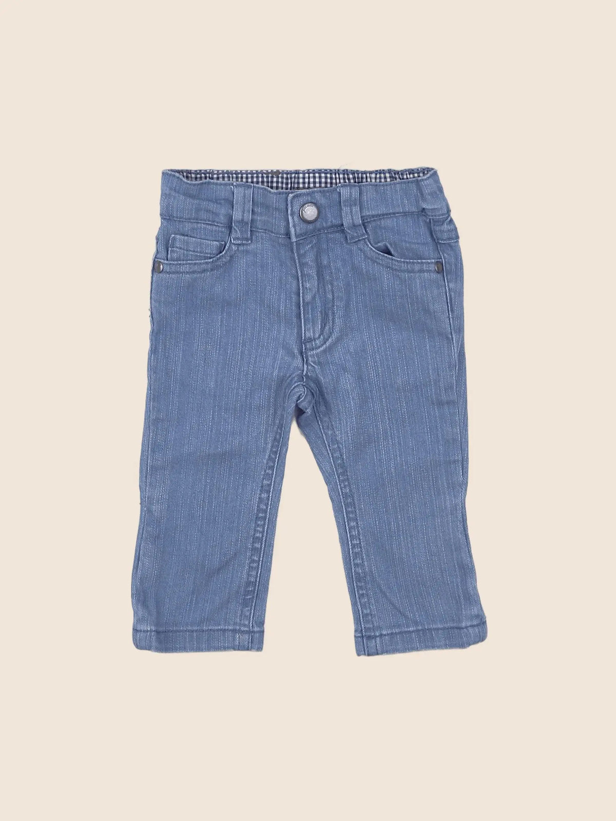 Jacadi - pantalon bleu - 6 mois