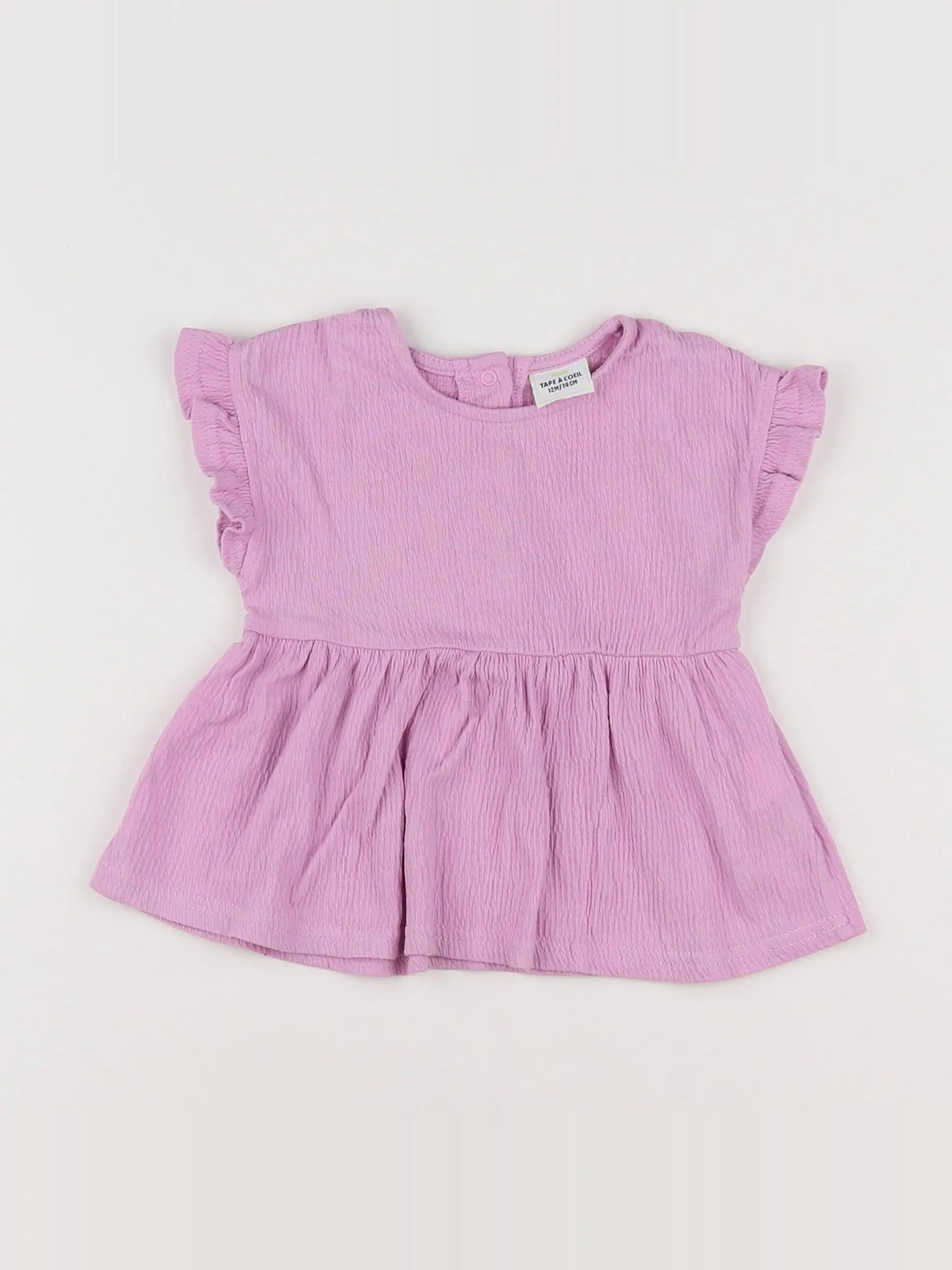Tape à l'oeil - tee-shirt rose - 12 mois