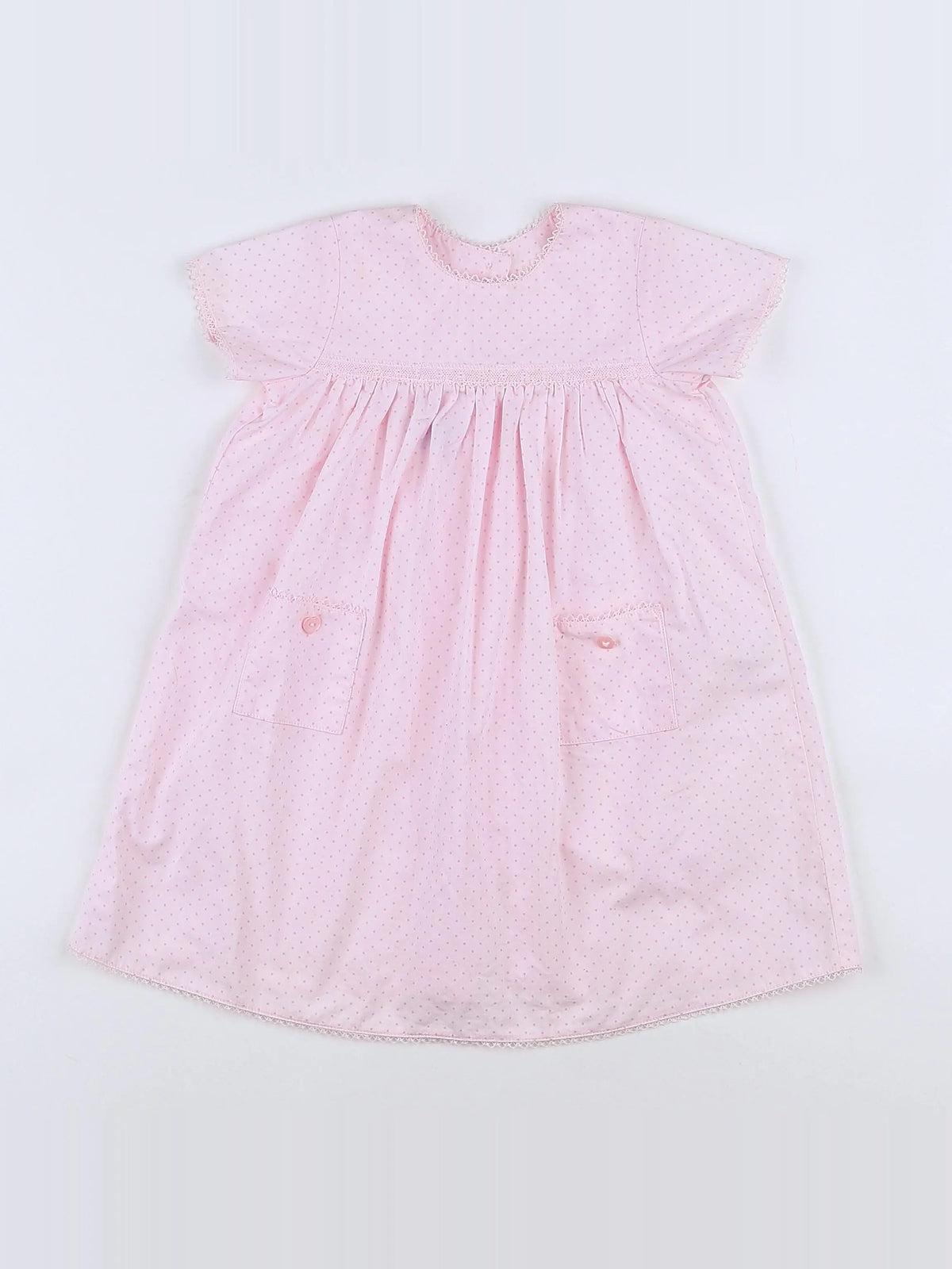 Petit Bateau - robe rose - 12 mois