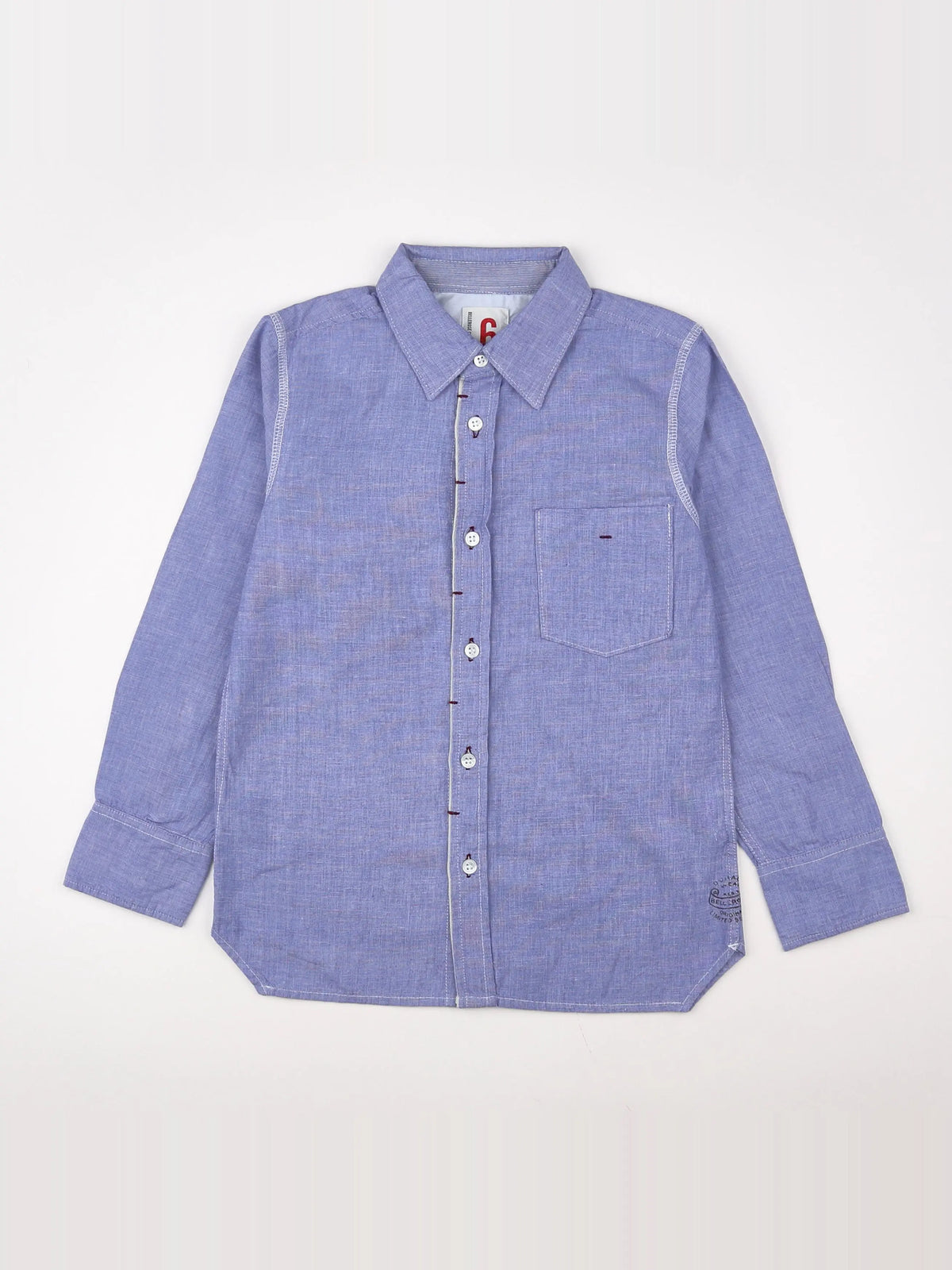 Bellerose - chemise bleu (état neuf) - 6 ans