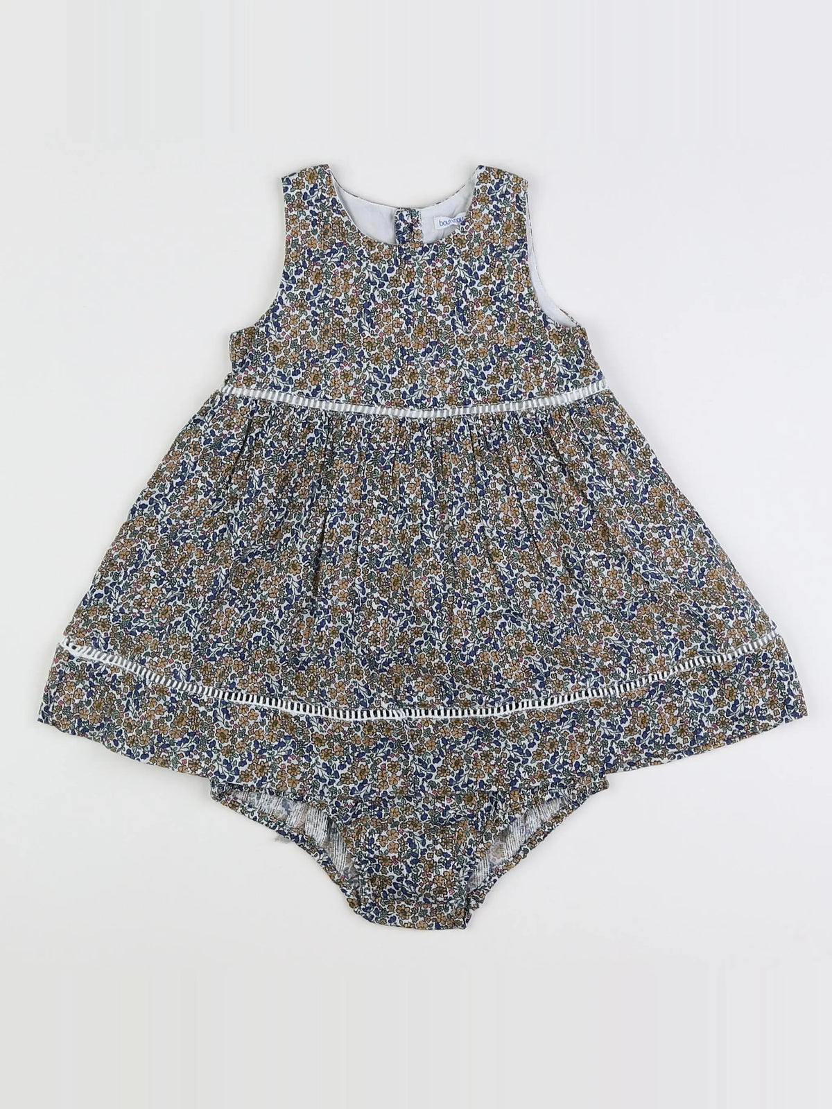 Boutchou - robe multicolore - 12 mois