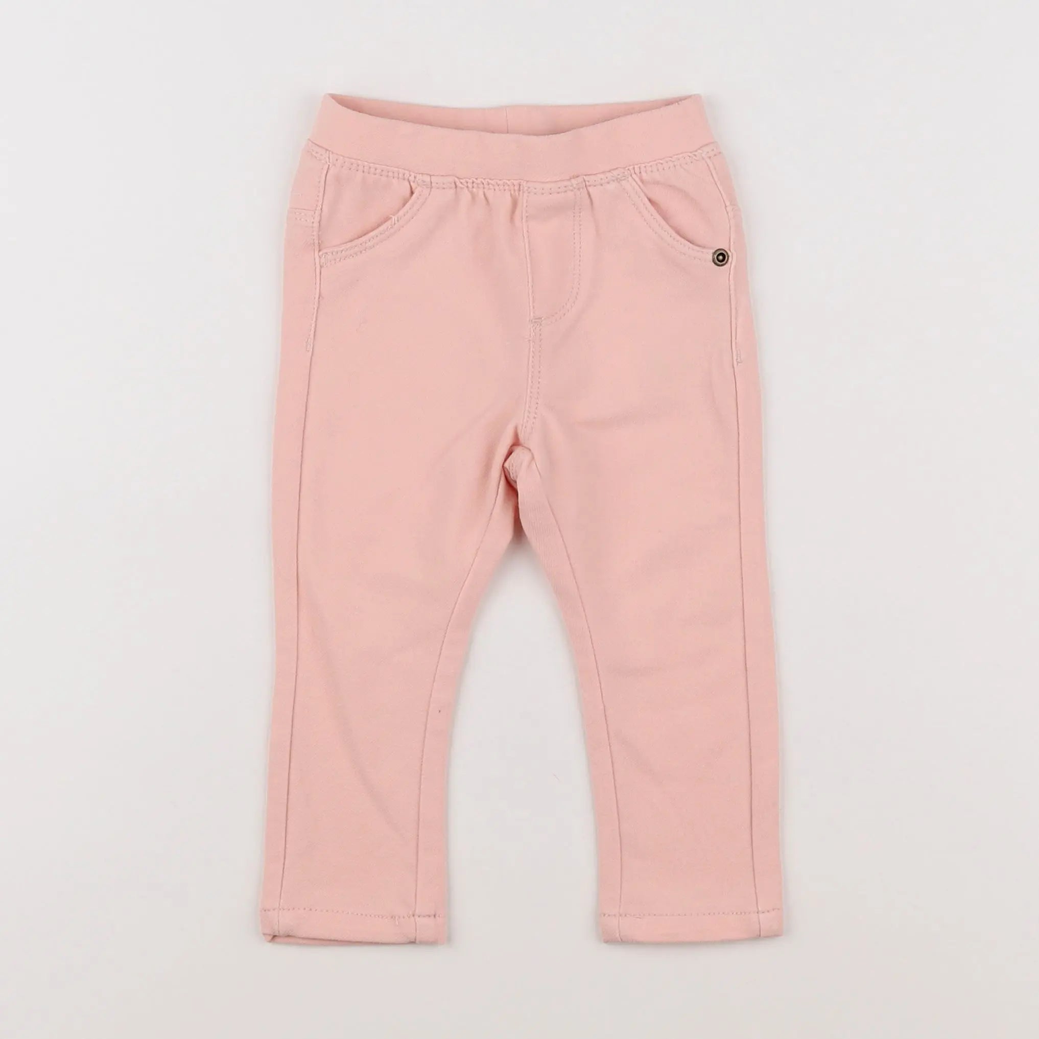 Vertbaudet - jegging orange - 12 mois