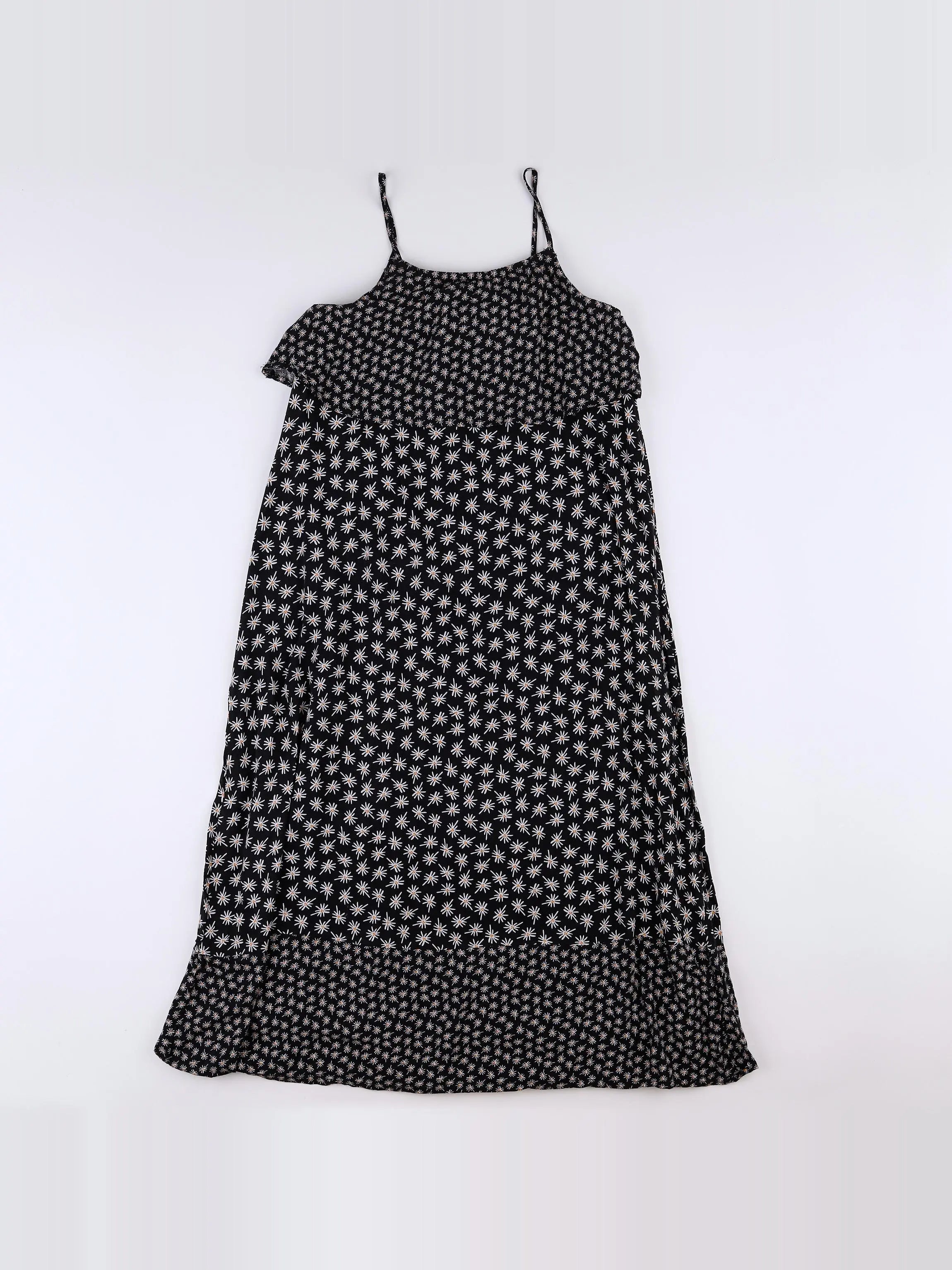 Vertbaudet - robe blanc, noir - 8 ans