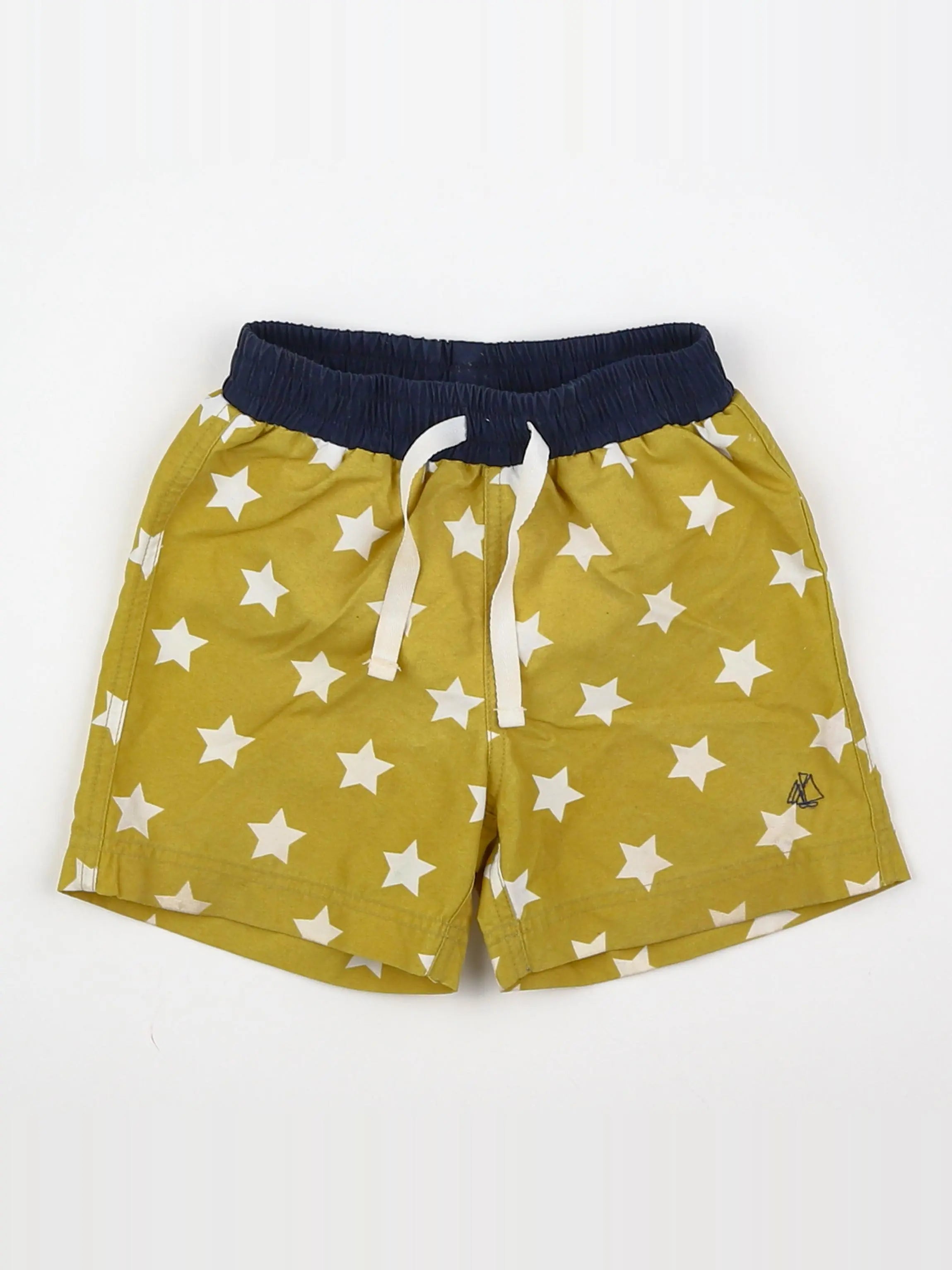 Petit Bateau - maillot de bain jaune, bleu - 12 mois