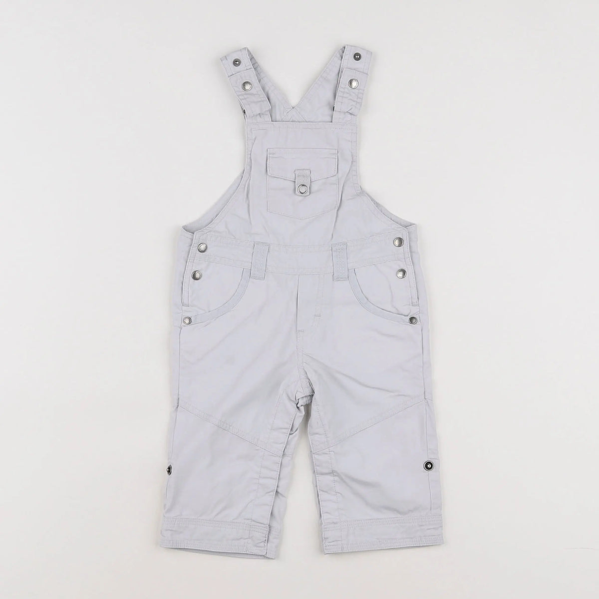 Vertbaudet - salopette gris - 6 mois