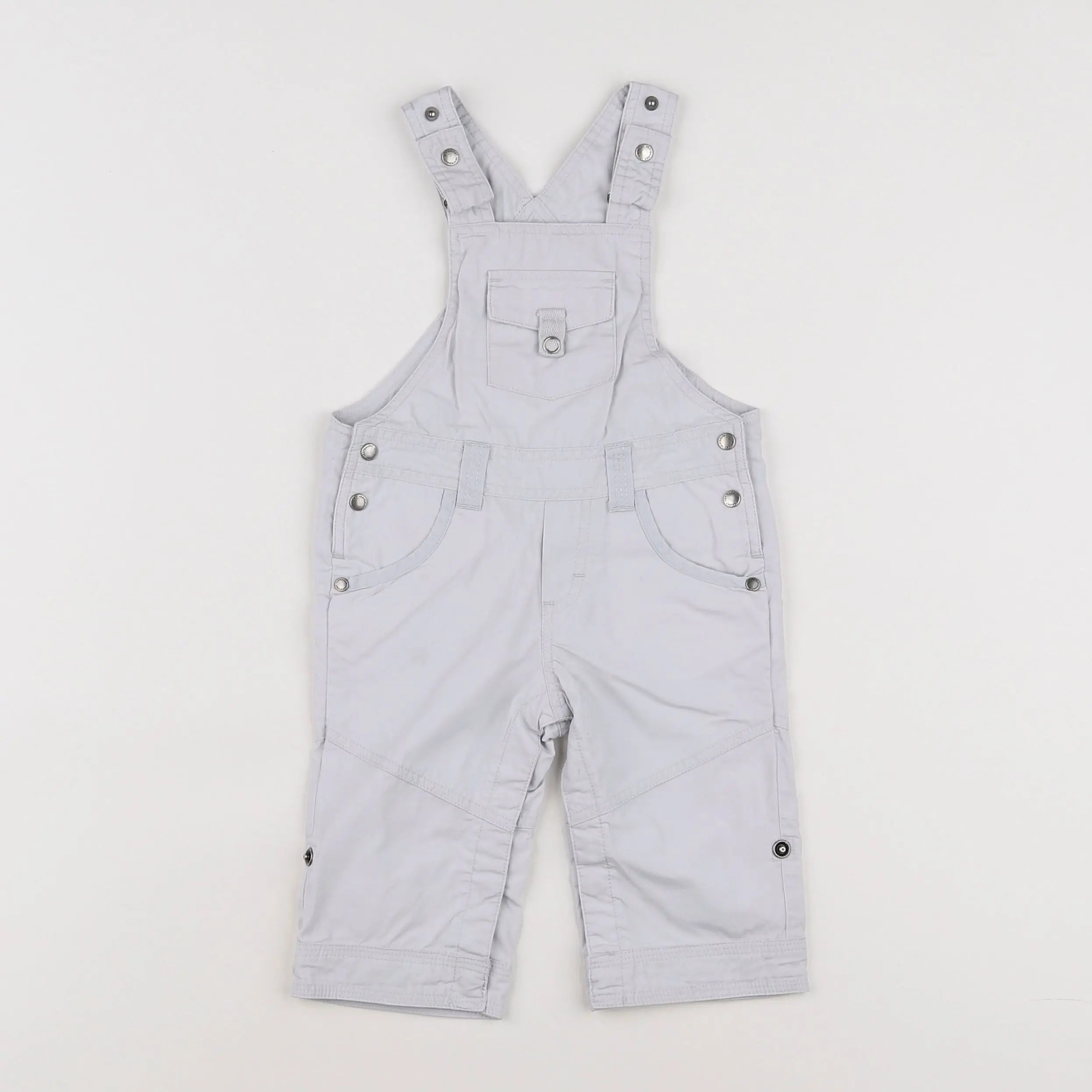Vertbaudet - salopette gris - 6 mois
