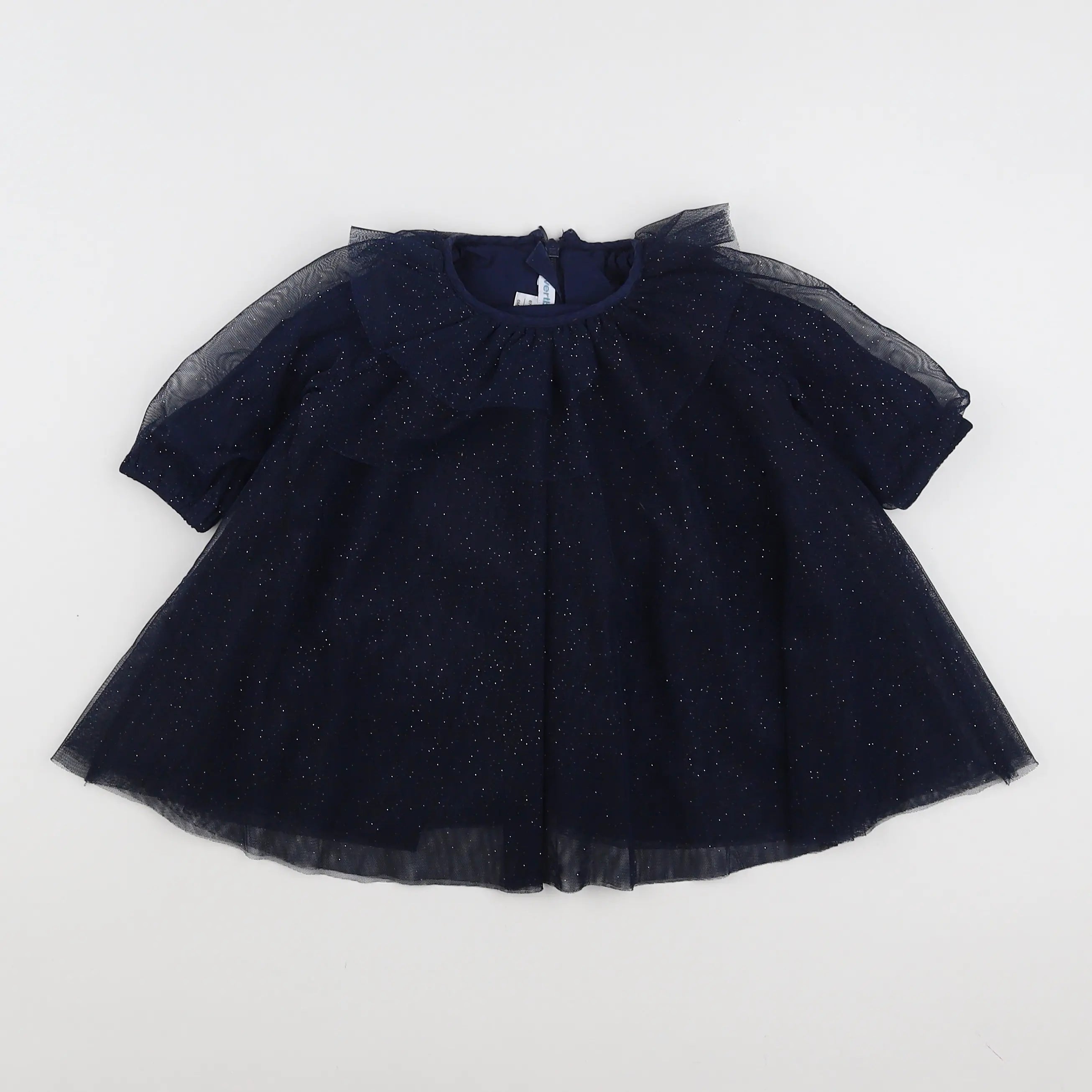 Vertbaudet - robe bleu - 6 mois