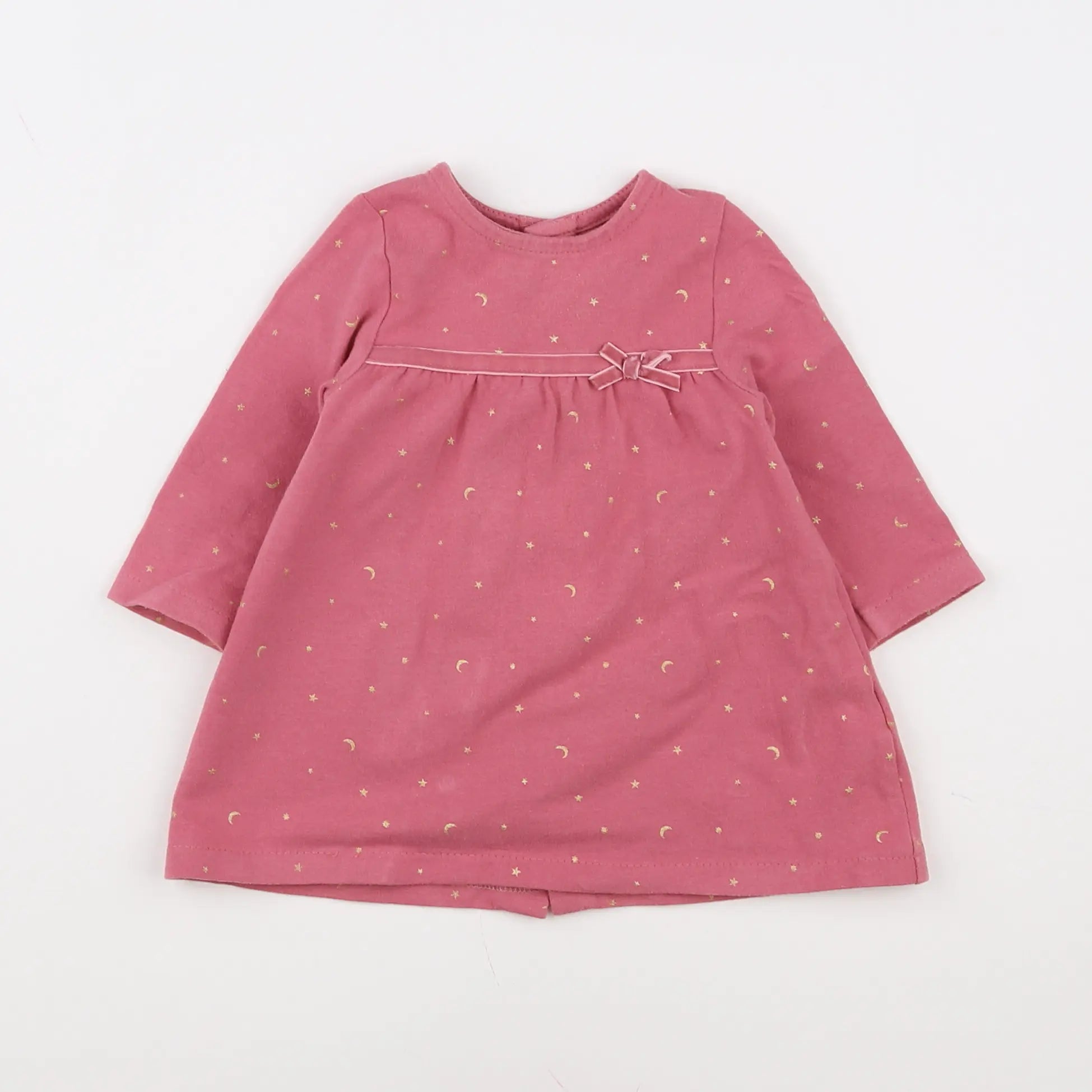 Vertbaudet - robe rose - 3 mois