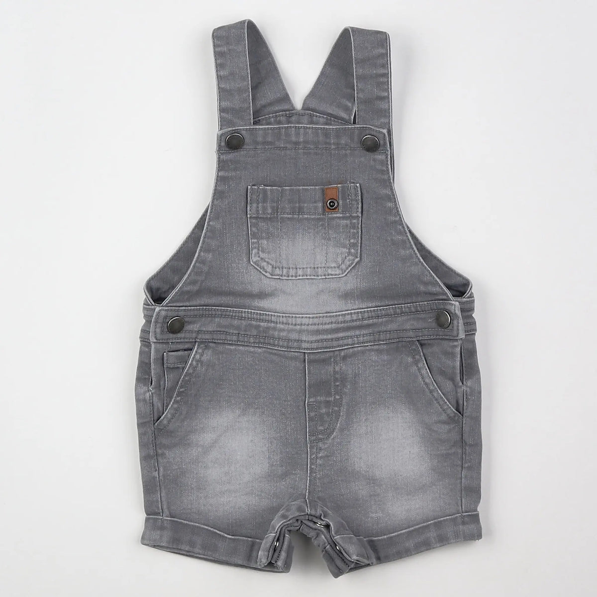 Vertbaudet - salopette gris - 12 mois