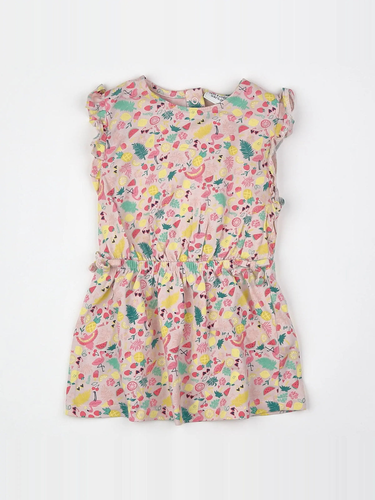 Tape à l'oeil - robe rose - 12 mois