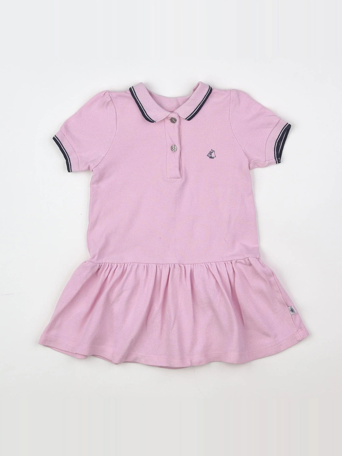 Petit Bateau - robe rose - 12/18 mois