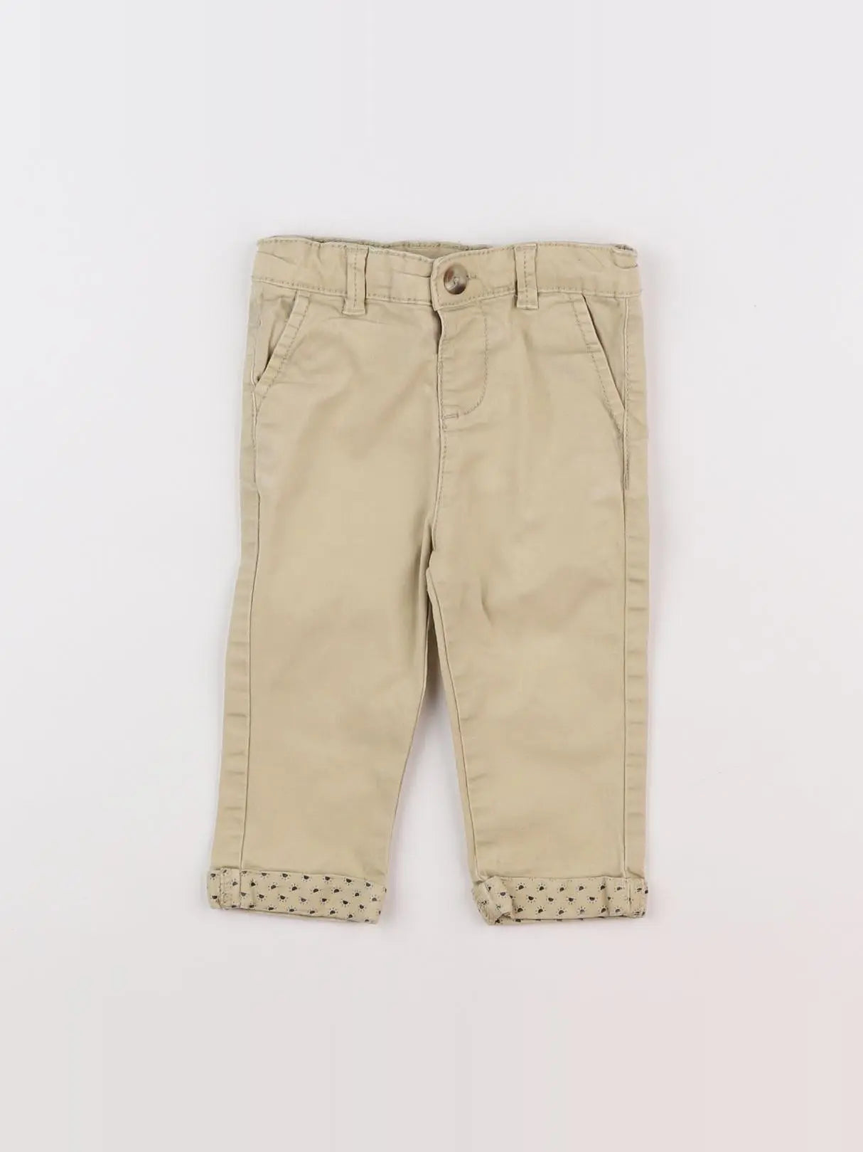 Tape à l'oeil - pantalon beige - 9 mois