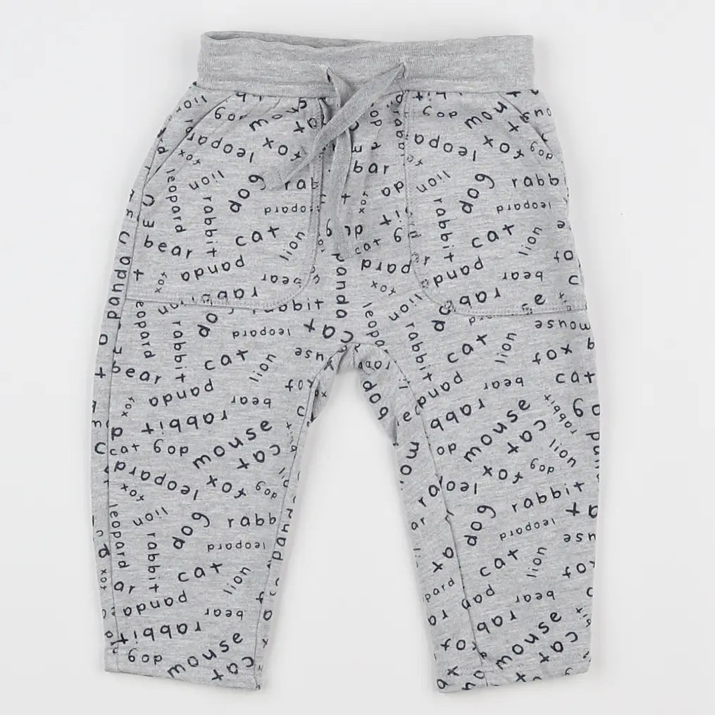 Vertbaudet - jogging gris - 3 mois