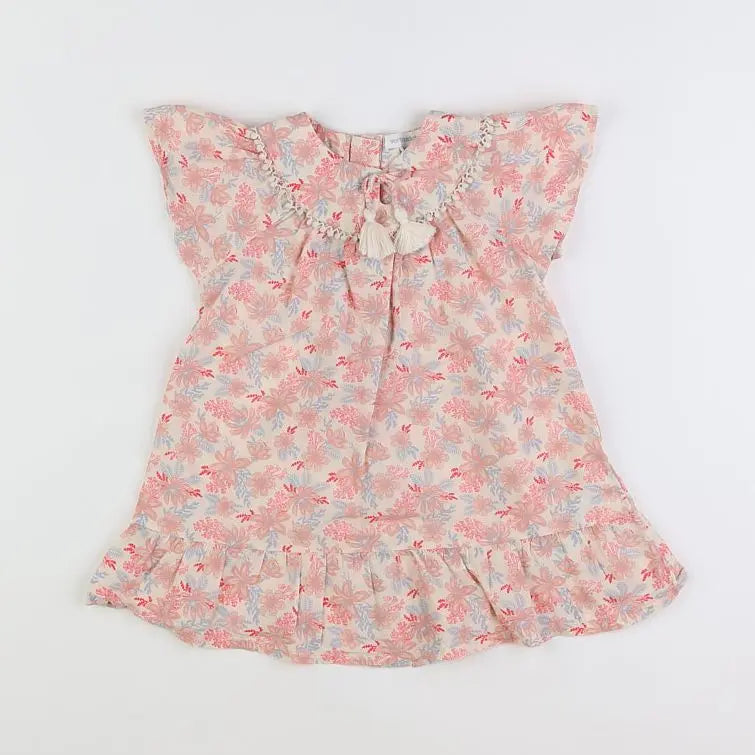 Vertbaudet - robe rose - 2 ans