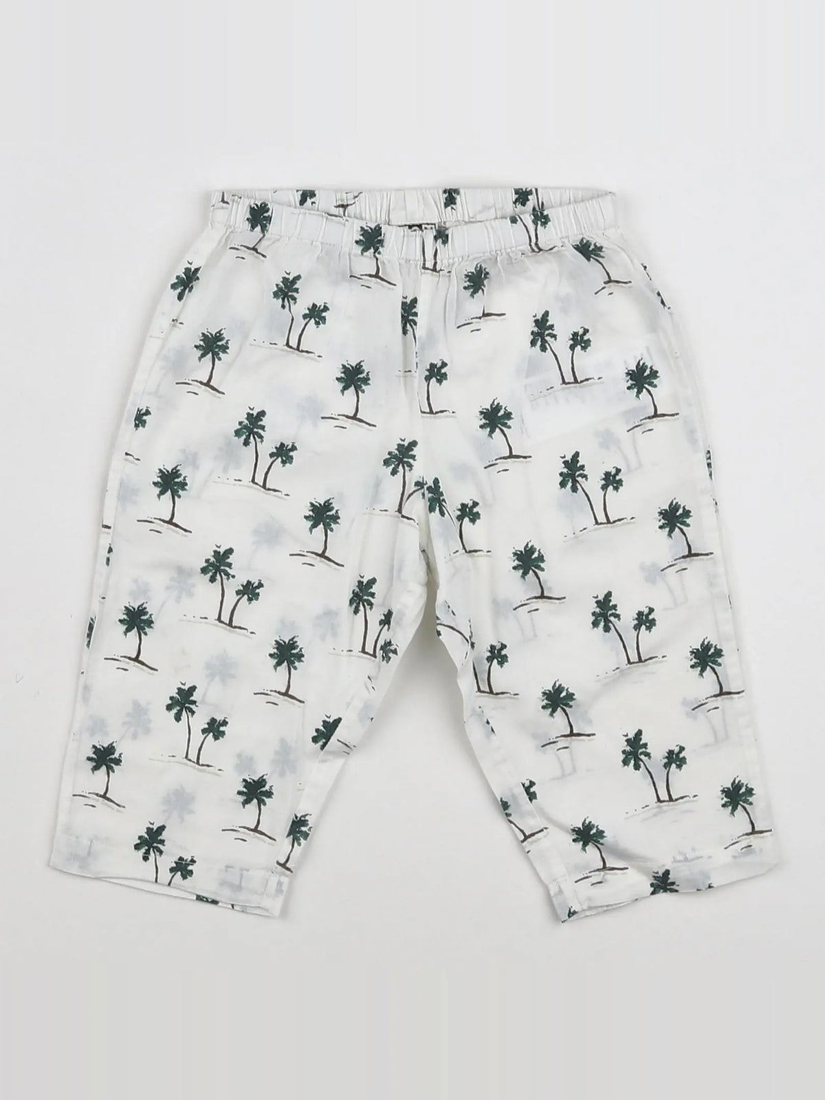 Bonton - pantalon blanc, multicolore - 12 mois