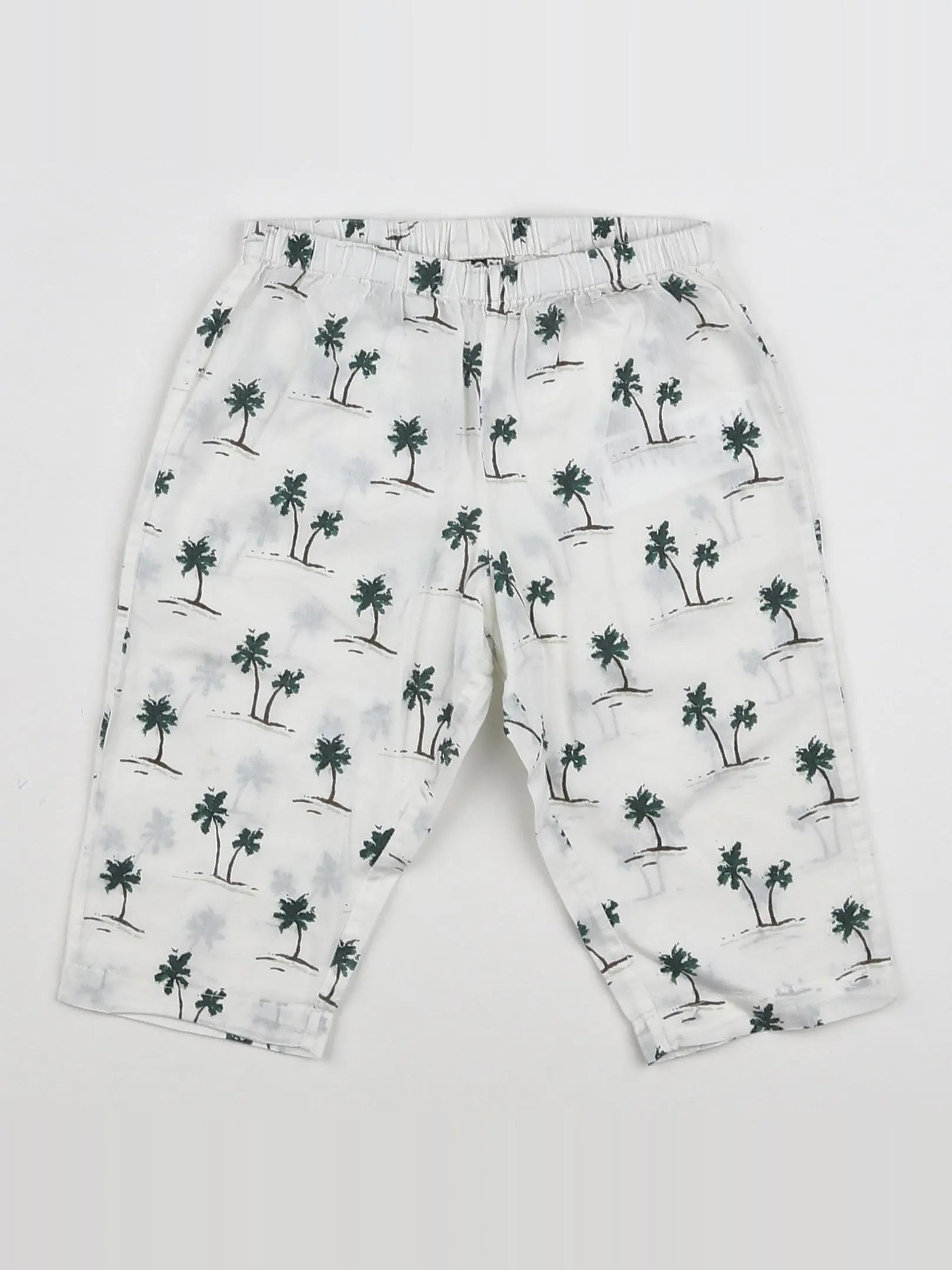 Bonton - pantalon blanc, multicolore - 12 mois