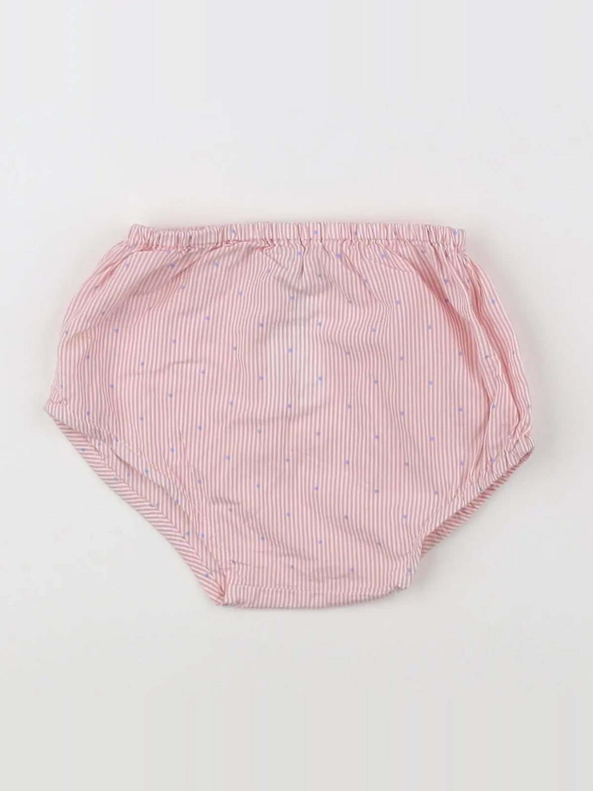 Jacadi - bloomer blanc, rose - 6 mois