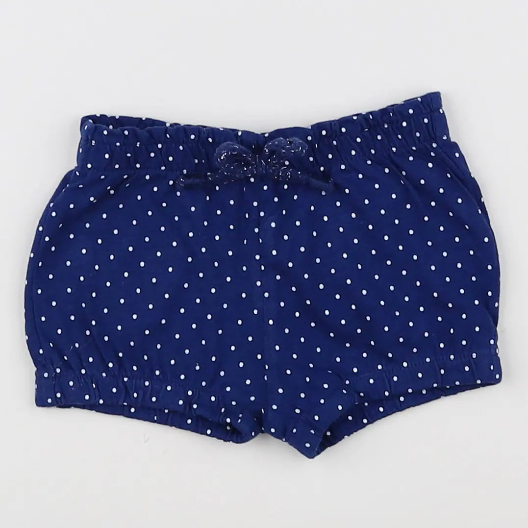 Vertbaudet - short bleu - 6 mois