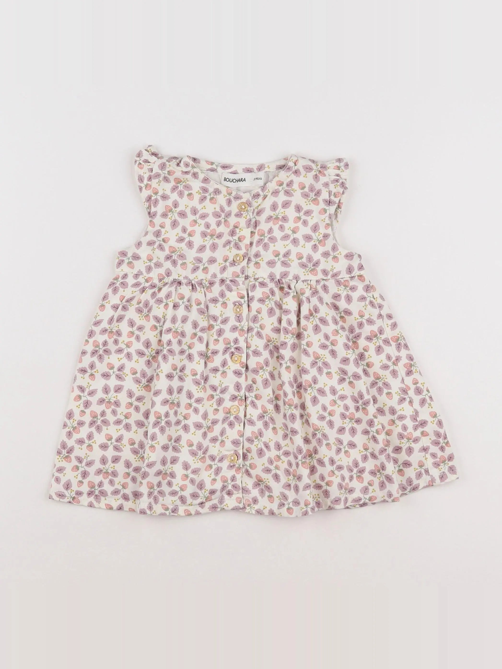 Bouchara - robe multicolore - 9 mois