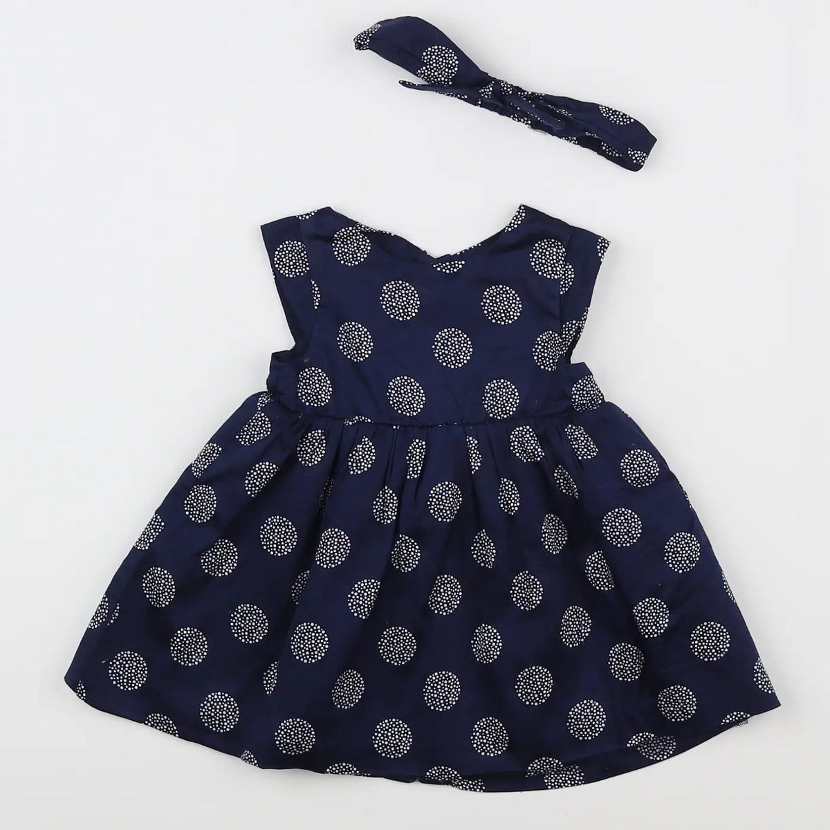 Vertbaudet - robe bleu - 6 mois