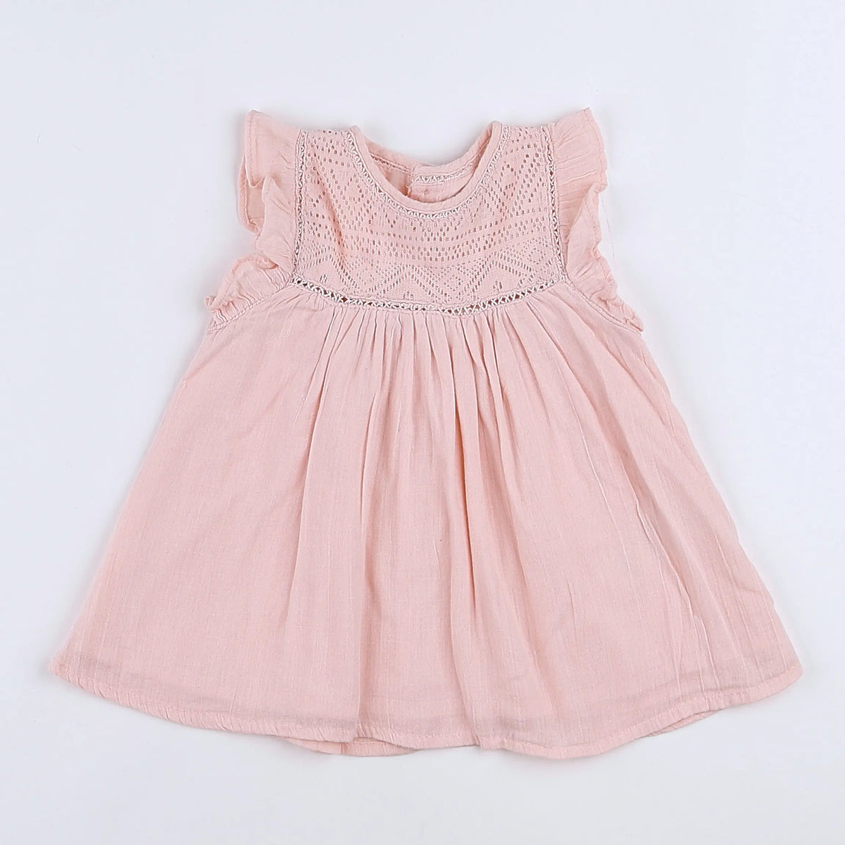 Vertbaudet - robe rose - 3 mois