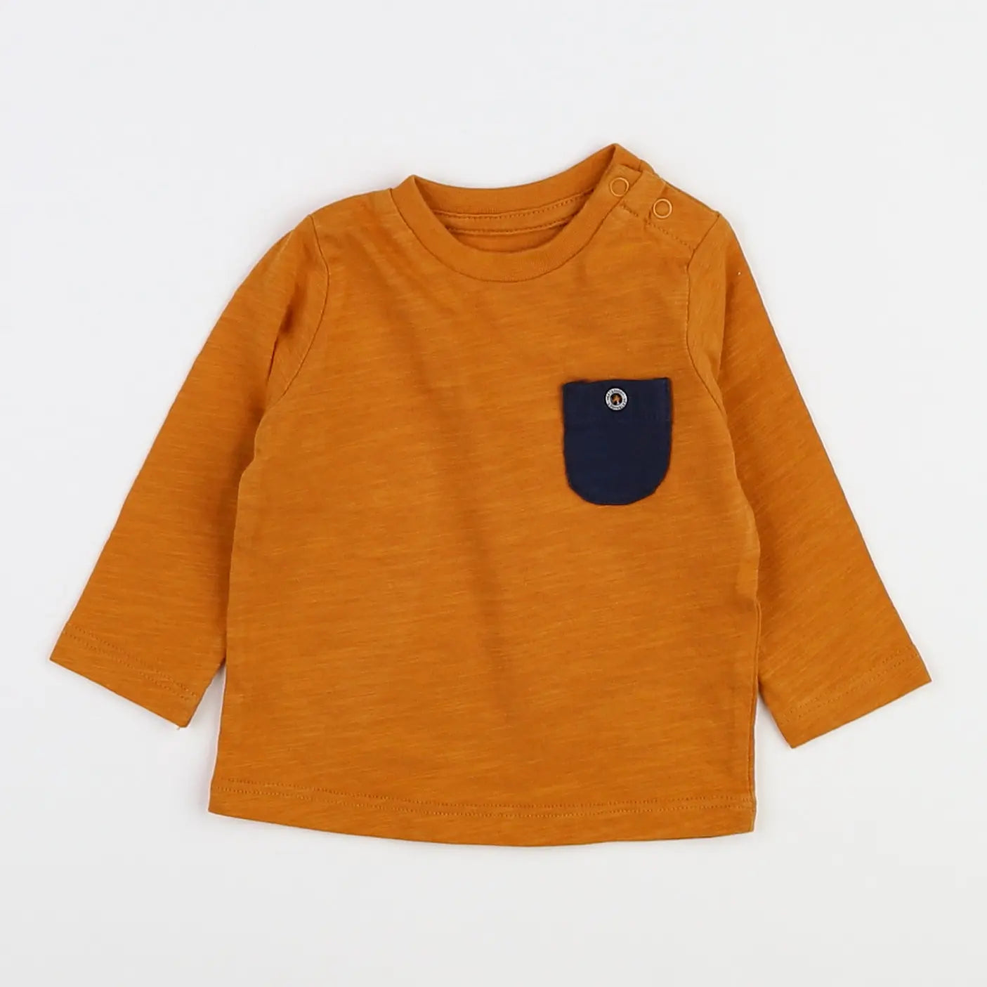 Vertbaudet - tee-shirt jaune - 3 mois