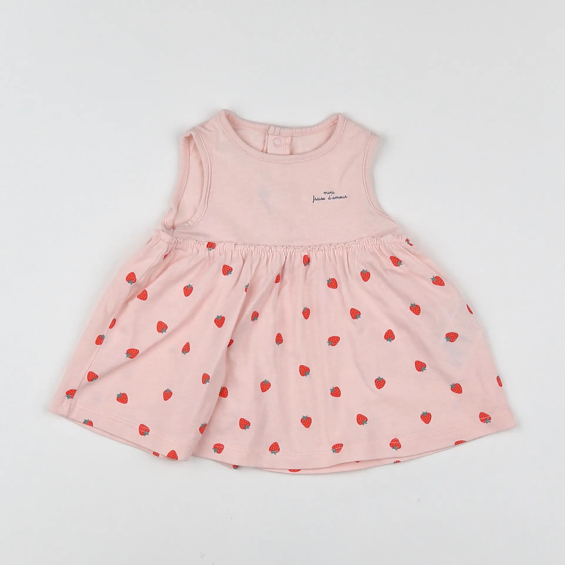 Vertbaudet - robe rose - 1 mois