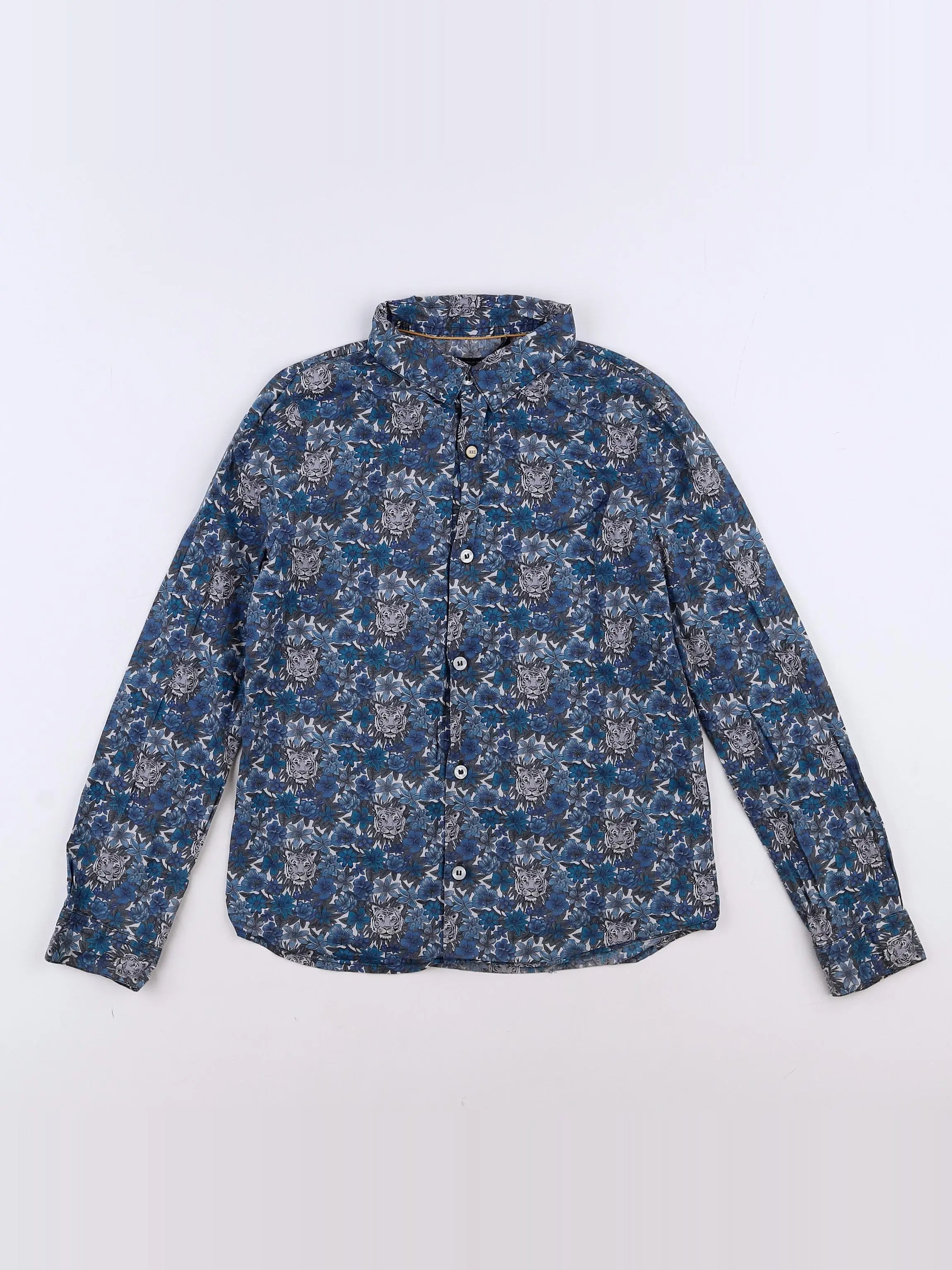 IKKS - chemise bleu - 8 ans