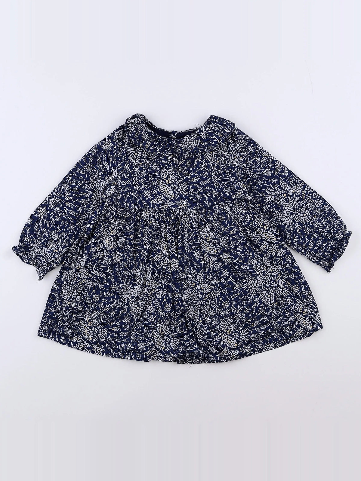 Jacadi - robe bleu, jaune - 12 mois