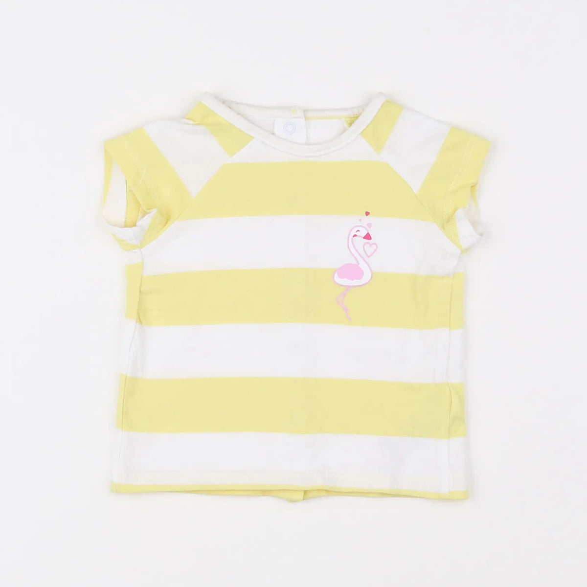Vertbaudet - tee-shirt jaune - 3 mois