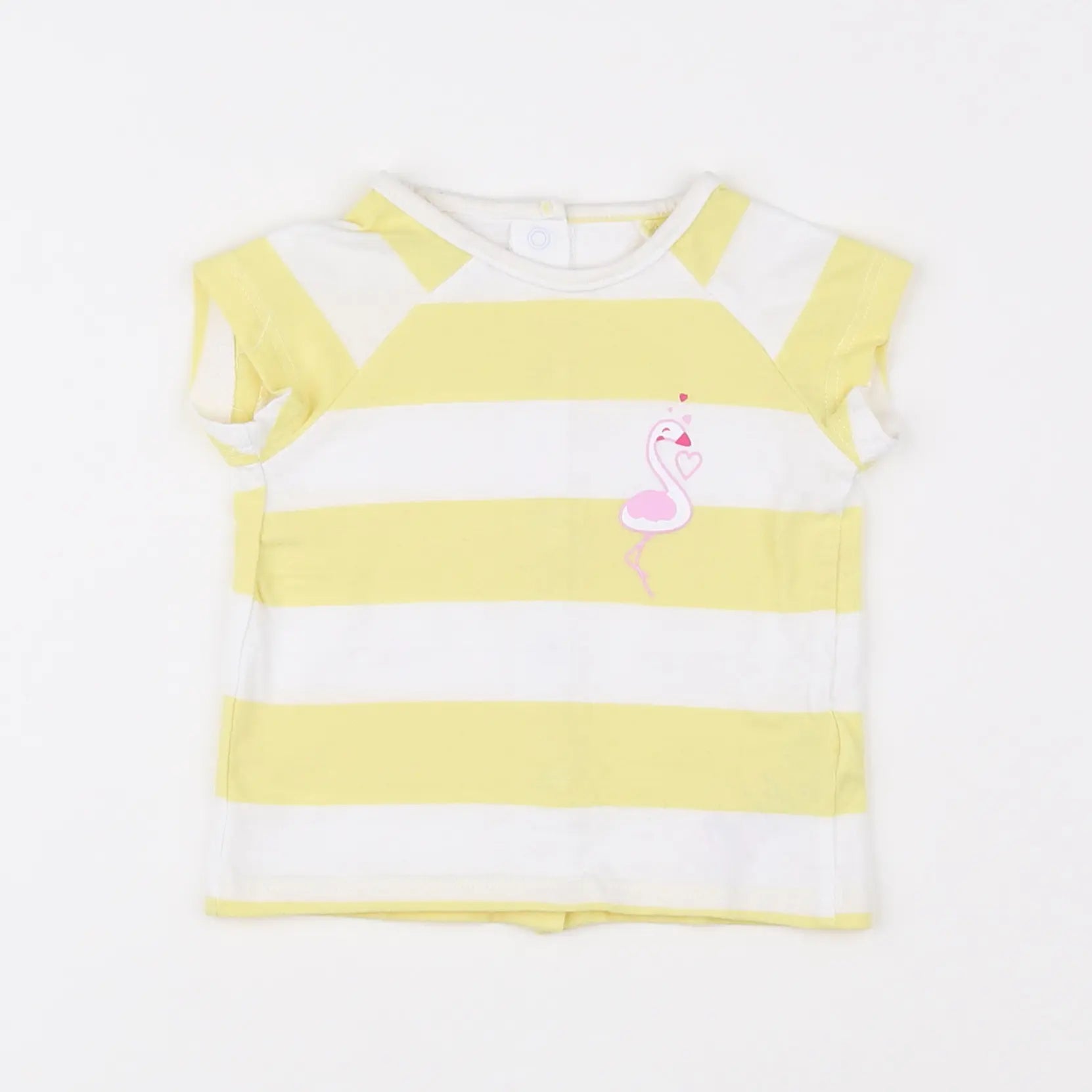 Vertbaudet - tee-shirt jaune - 3 mois