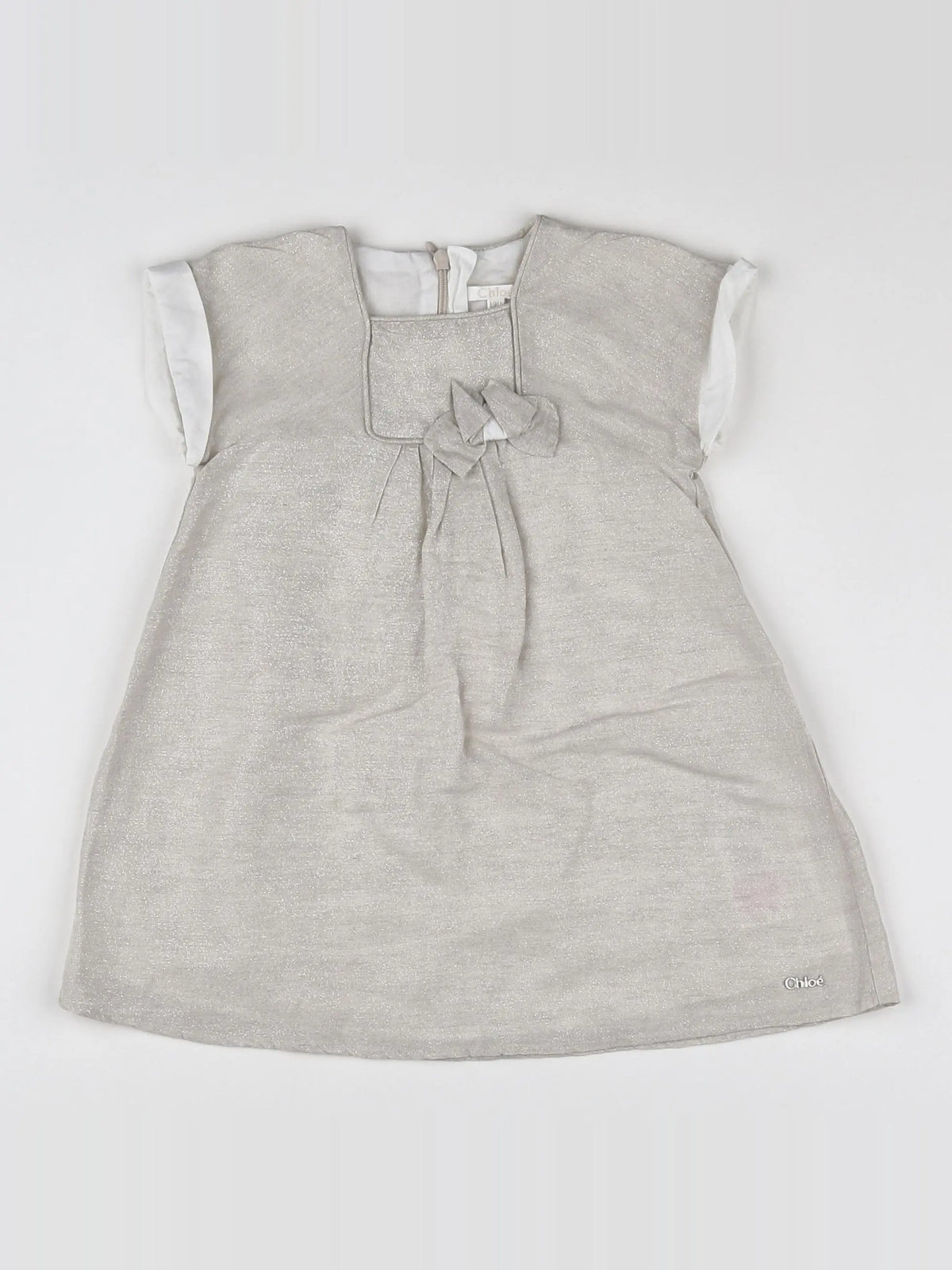 Chloé - robe or - 12 mois