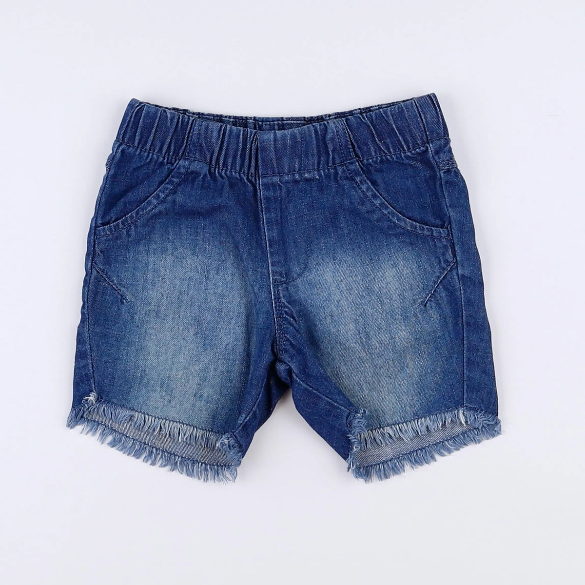 Vertbaudet - short bleu - 12 mois