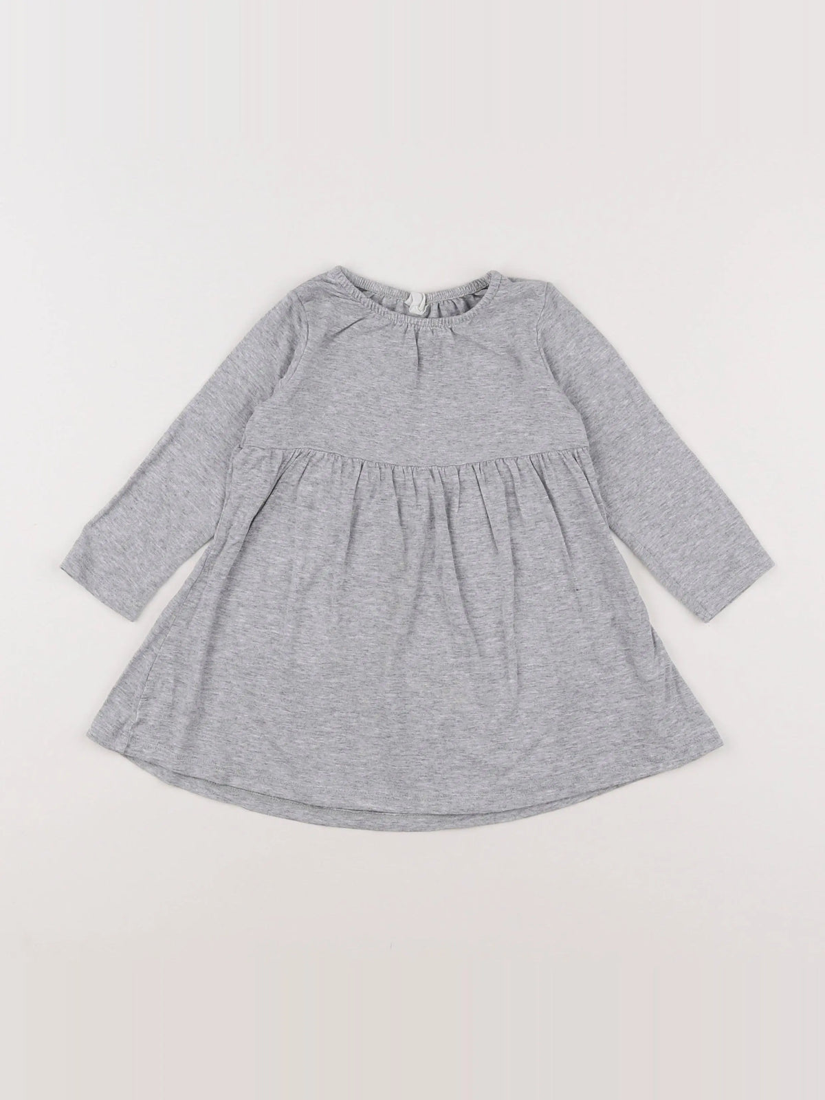 H&M - robe gris - 9/12 mois