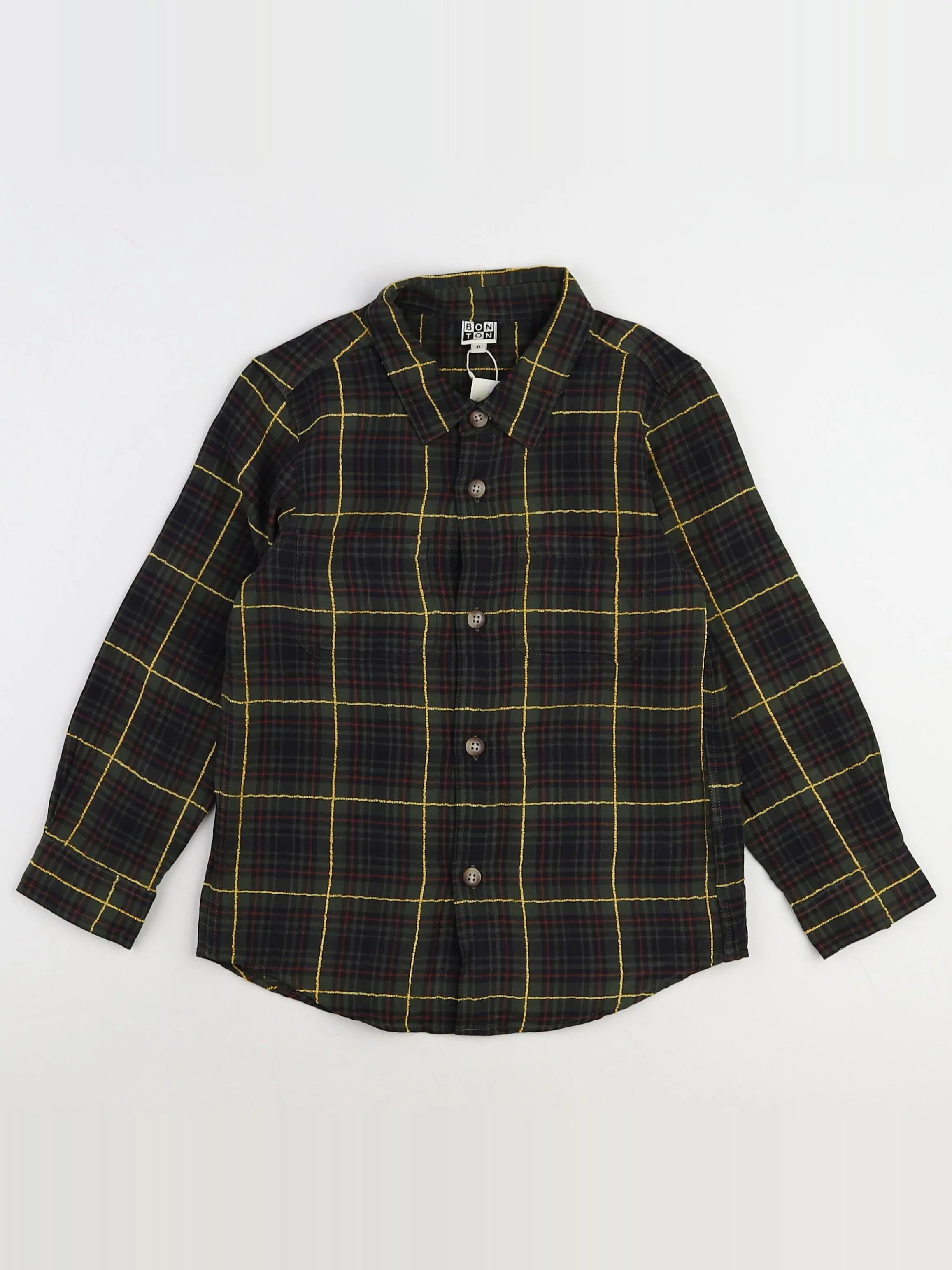 Bonton - chemise multicolore (neuf) - 6 ans