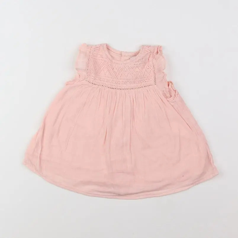 Vertbaudet - robe rose - 3 mois