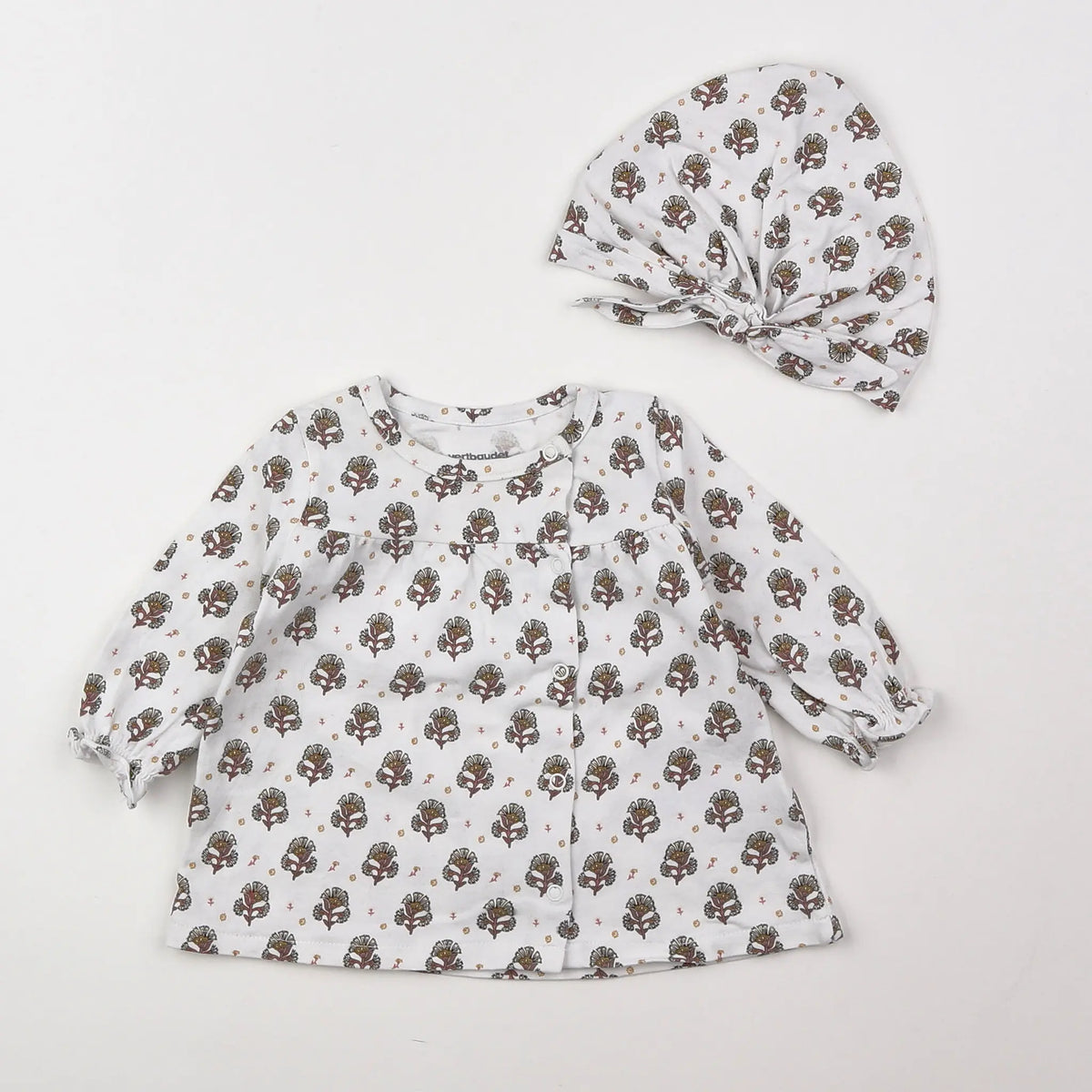 Vertbaudet - tee-shirt blanc - 3 mois